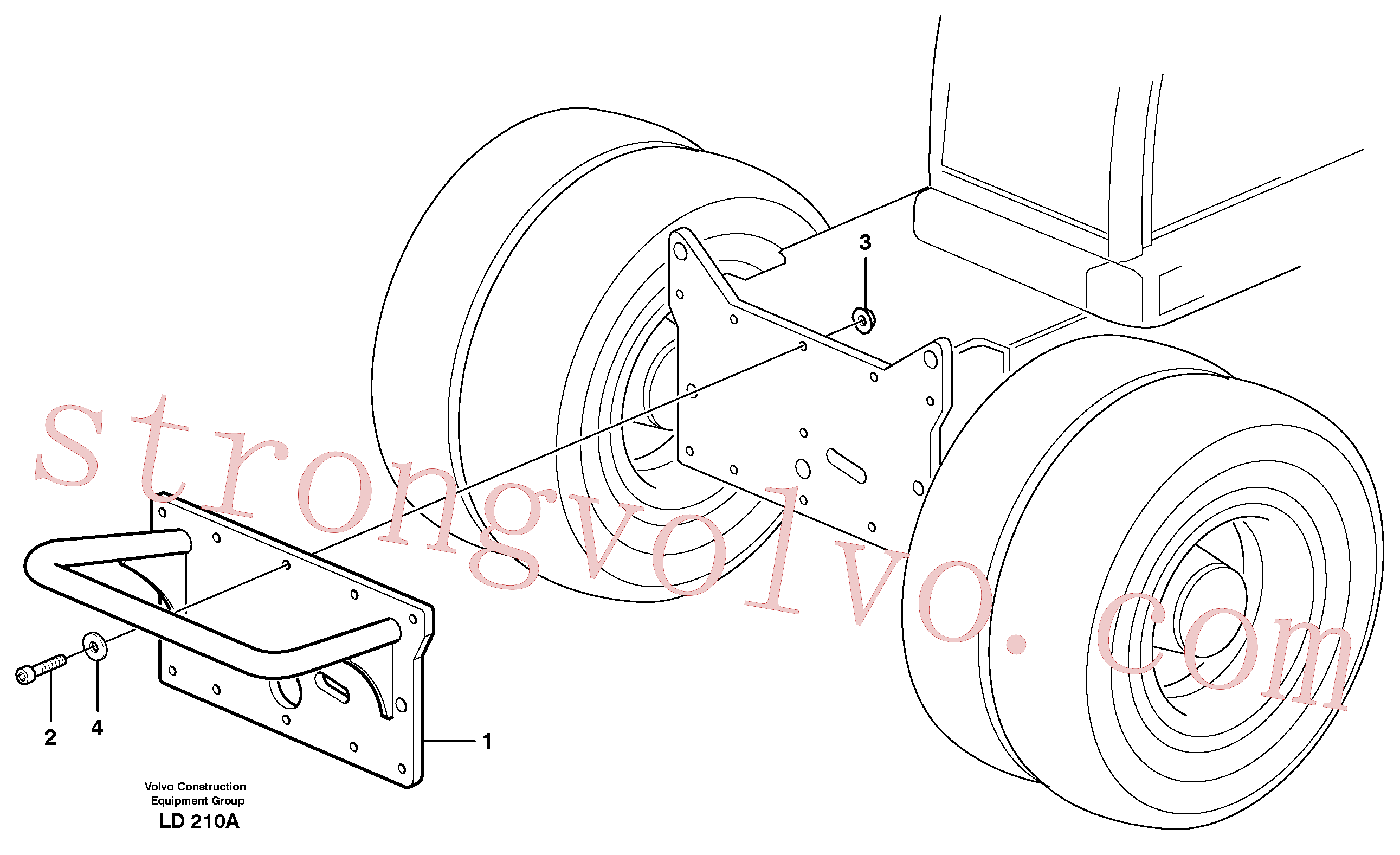 VOE930850 Volvo(LD210A Montagem)