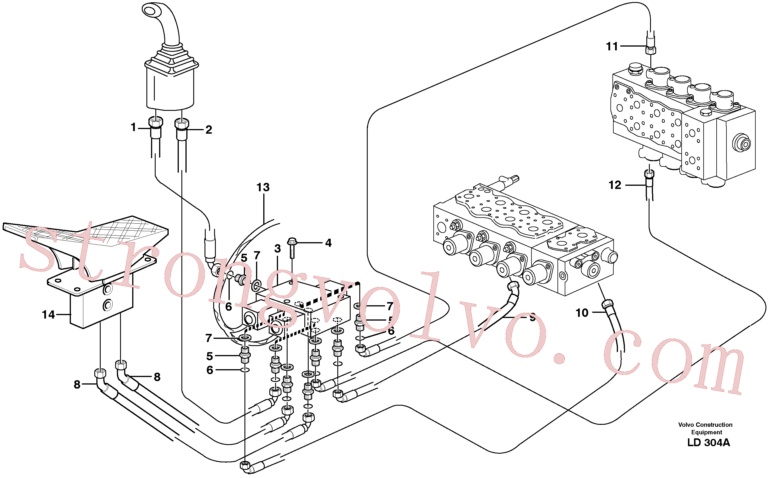 VOE14378736 Volvo(LD304A Montagem)