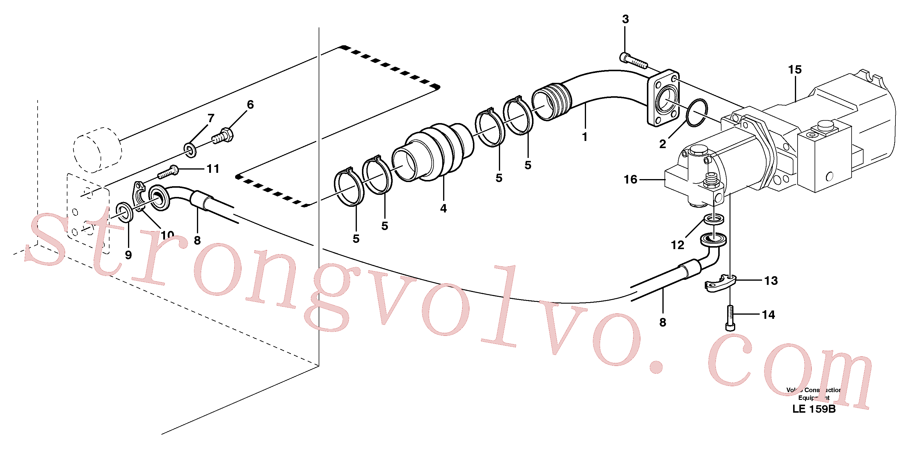 VOE14370095 Volvo(LE159B Montagem)