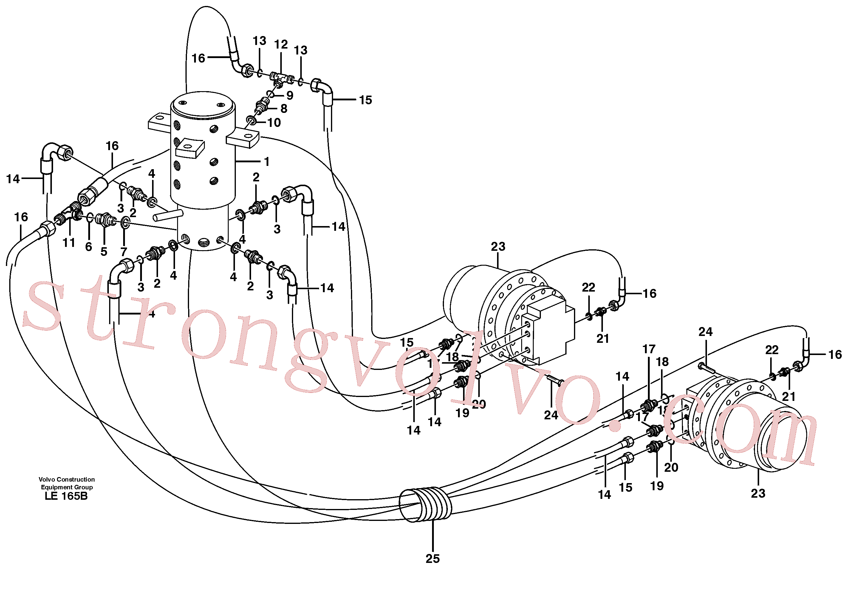 Volvo Montagem VOE14379904 Mangueira Acessórios