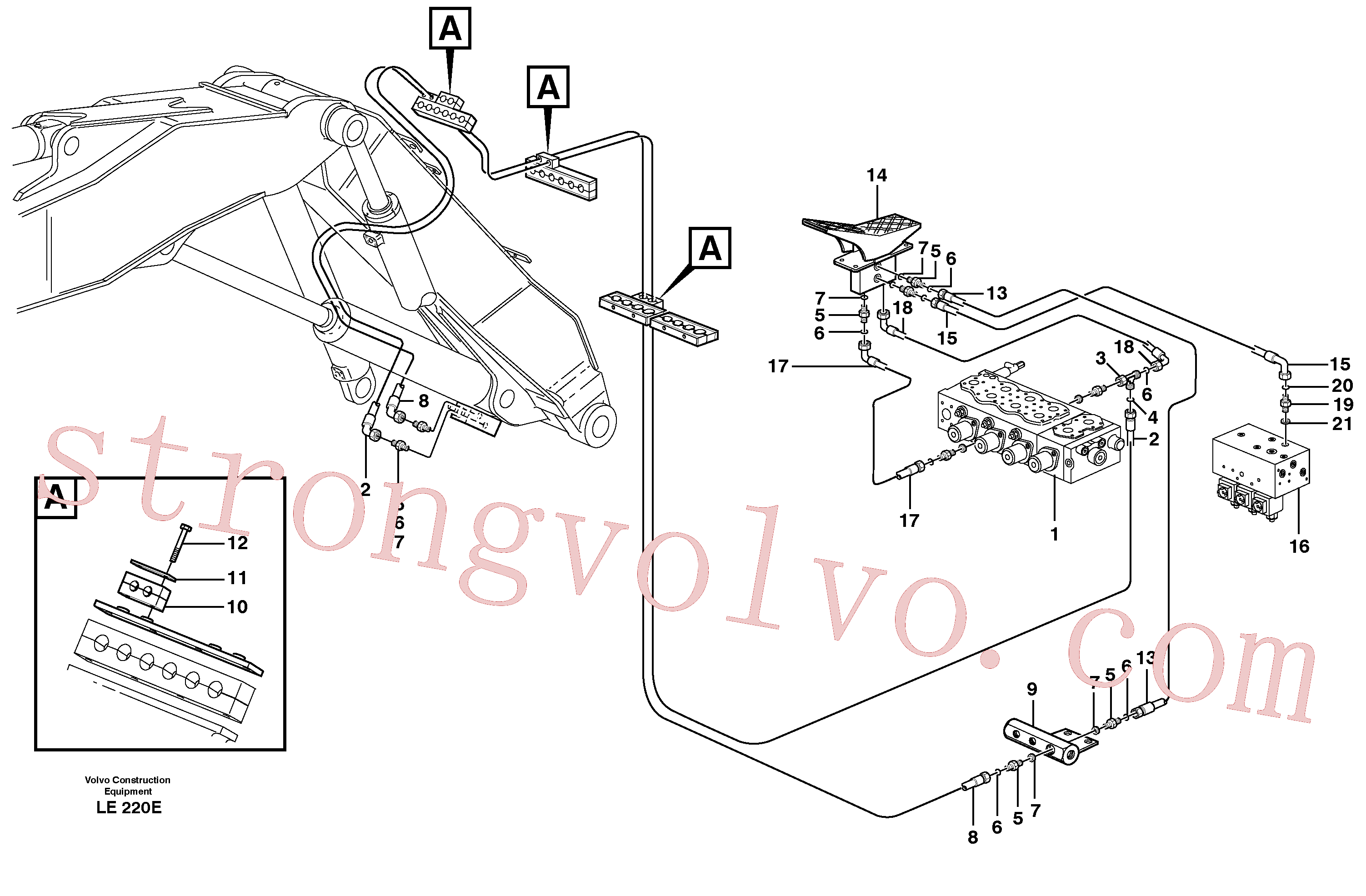 VOE14378758 Volvo(LE220E Montagem)