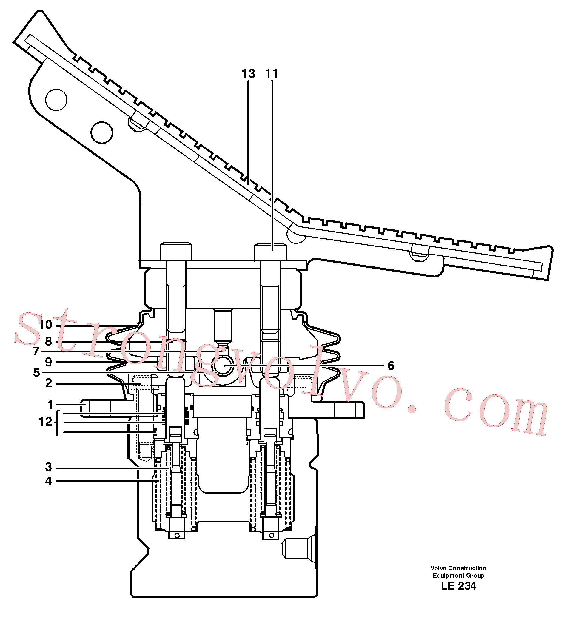SA8240-03730 Volvo(LE234 Montagem)