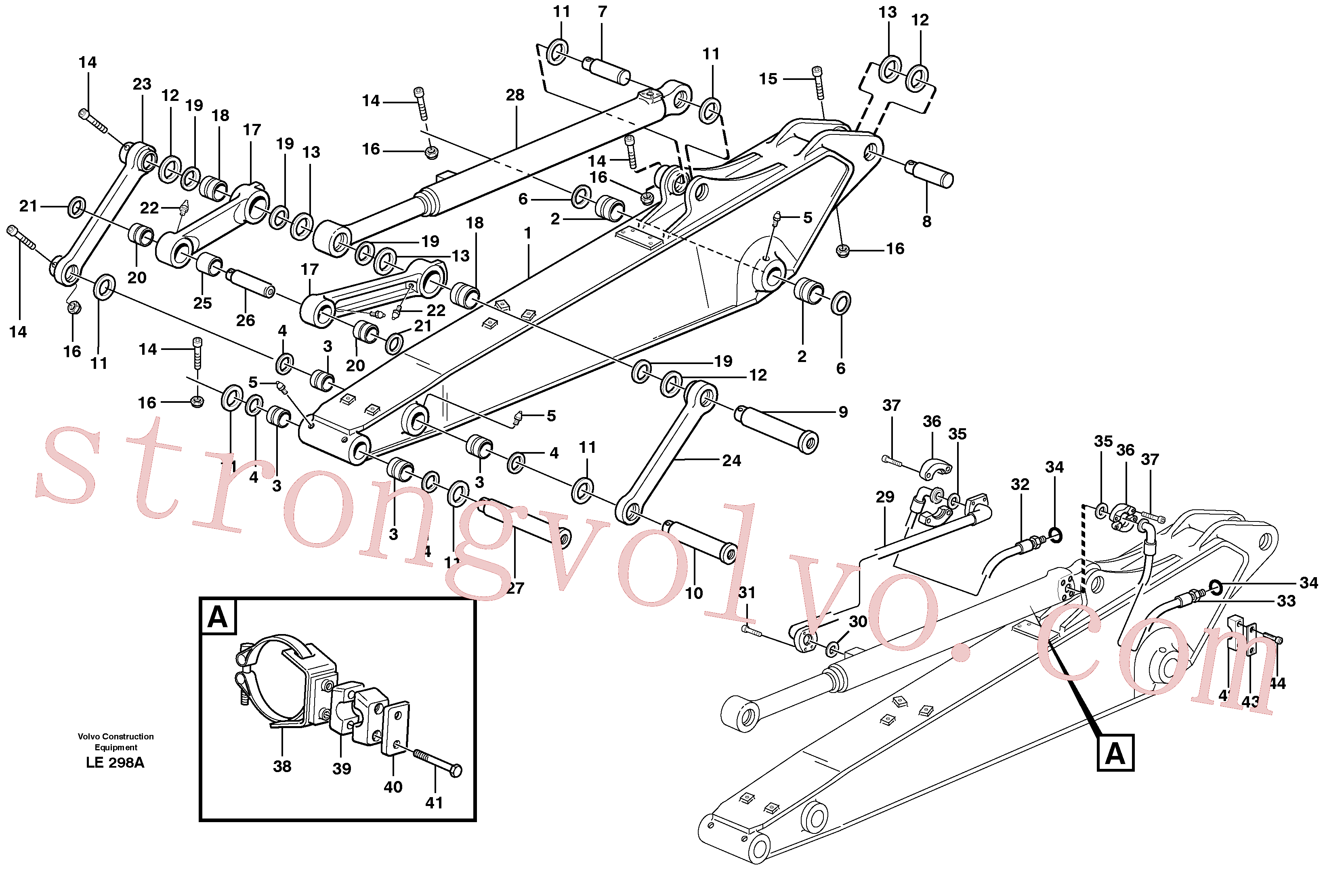 Volvo Montagem VOE14372190 Braço Acessórios