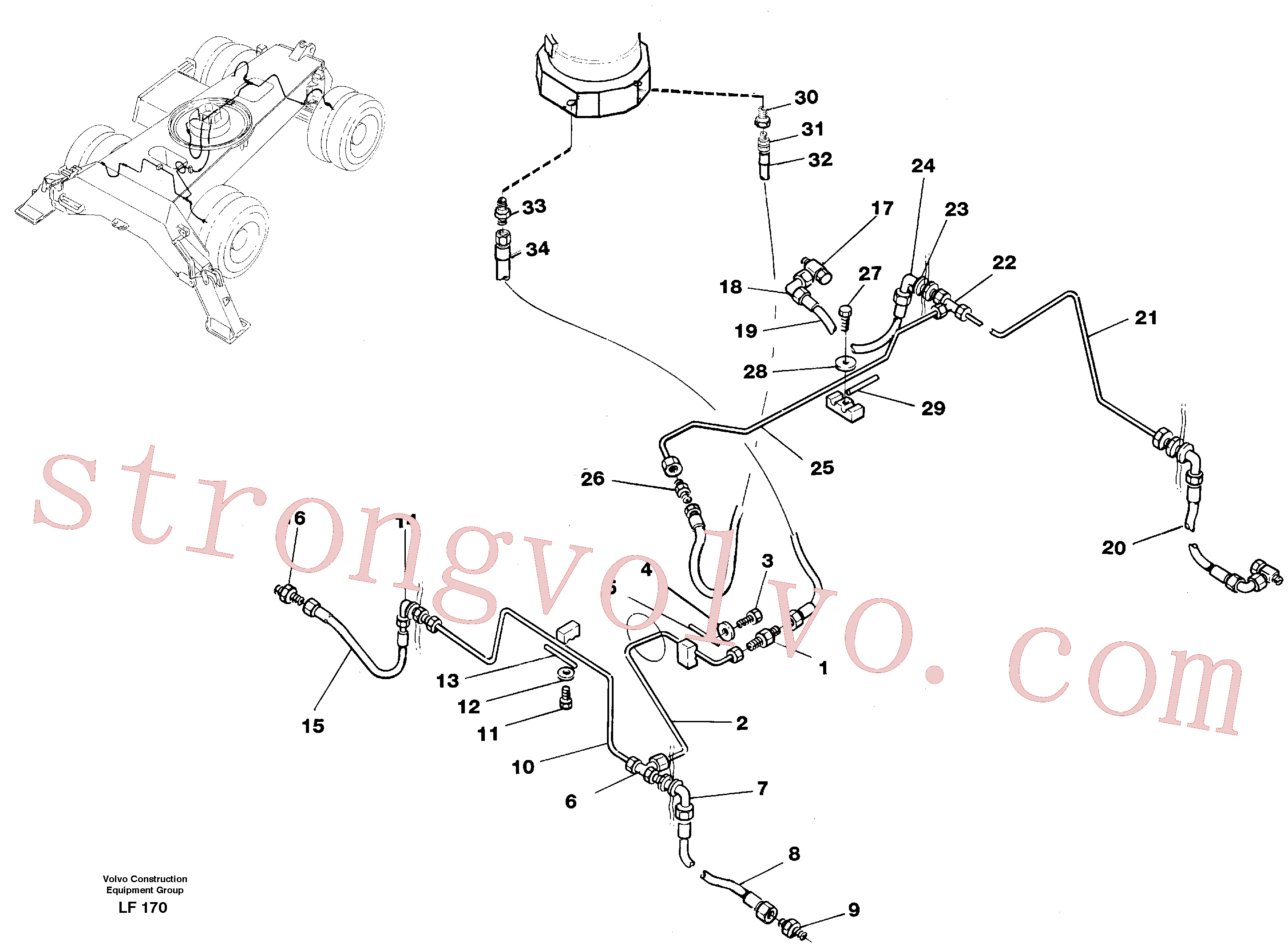 VOE14012501 Volvo(LF170 Montagem)