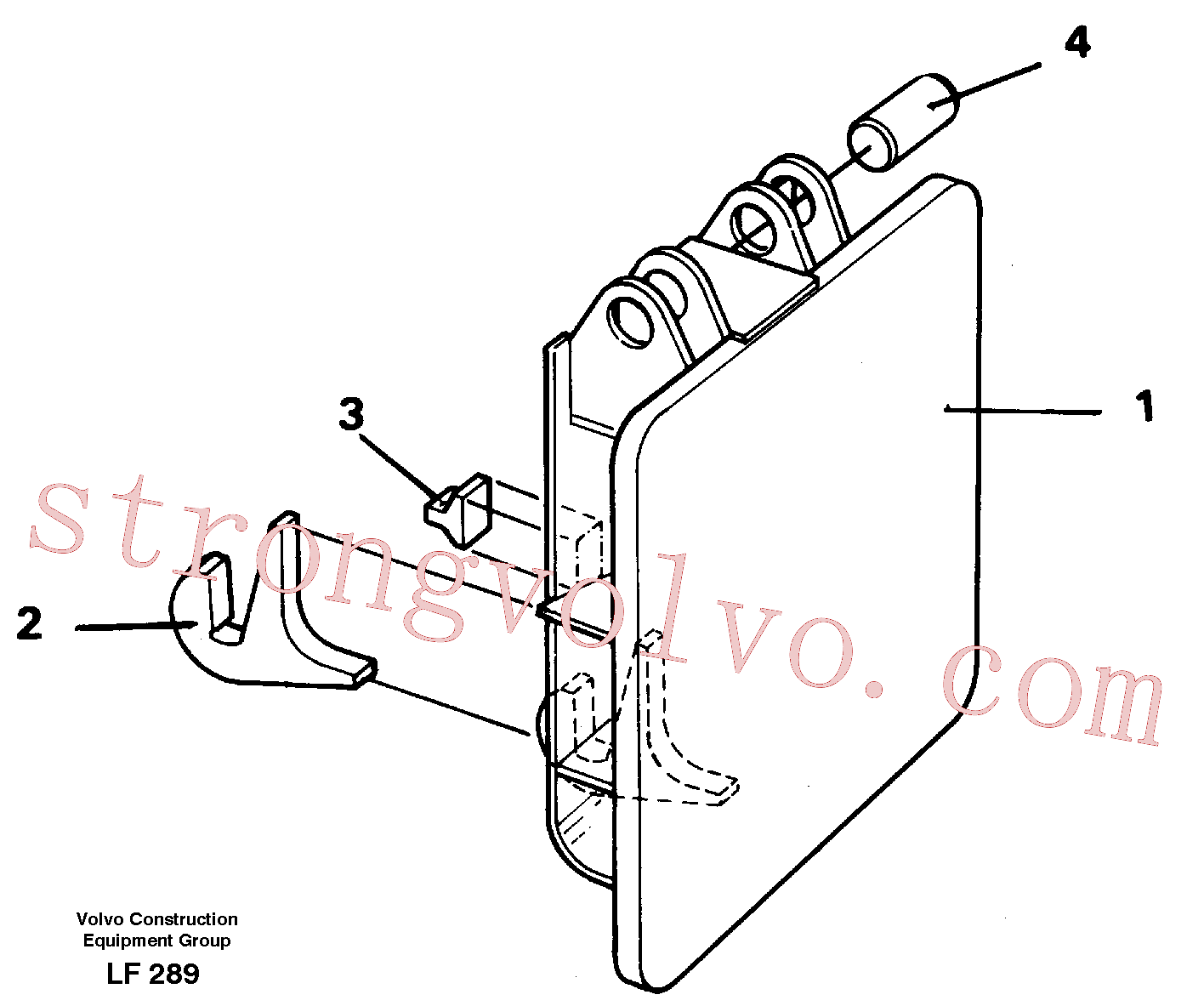 China Made VOE14273103 Gancho Volvo Acessórios para escavadeira