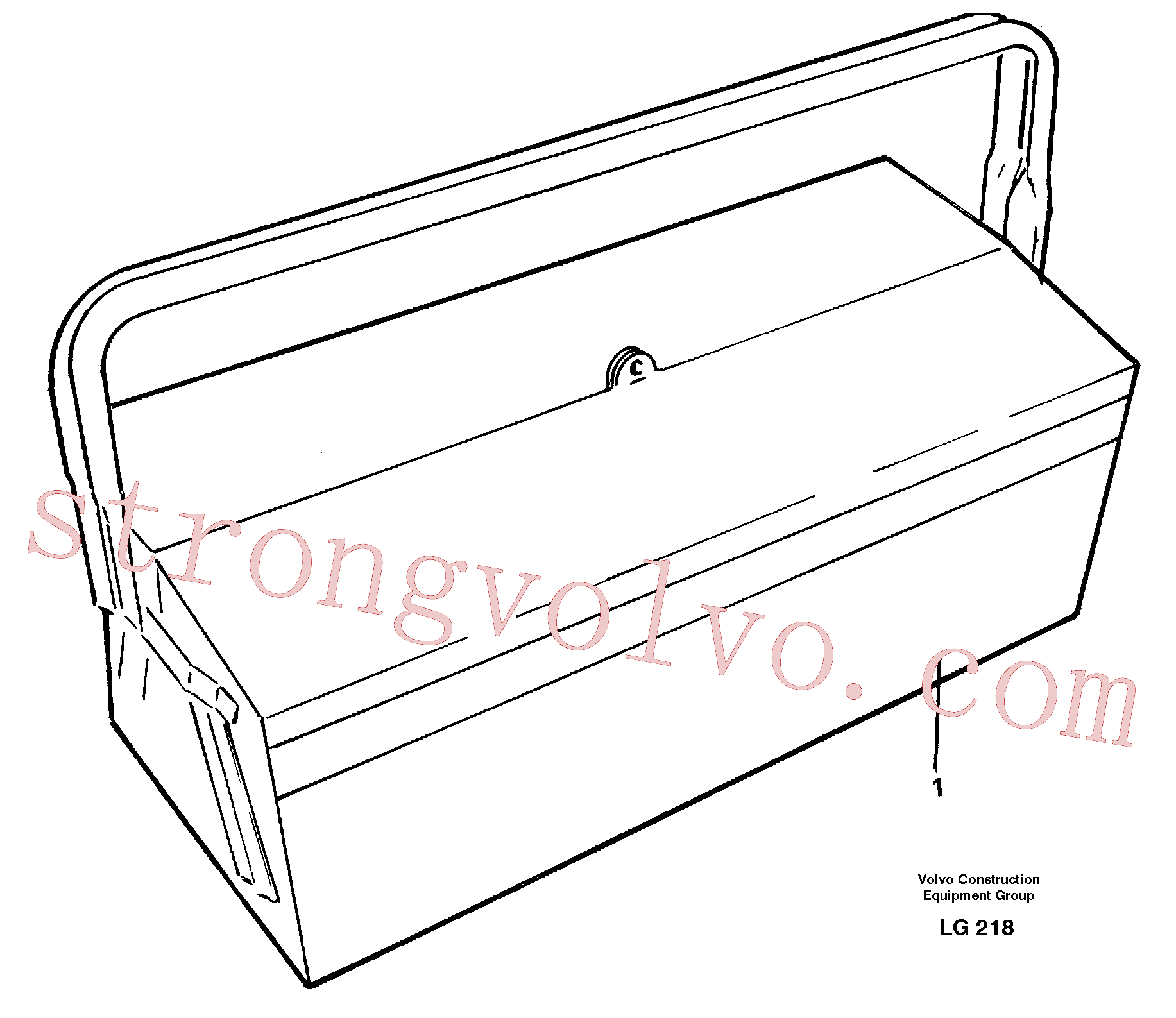 VOE6600198 Volvo Ferramentas(LG218 Montagem)