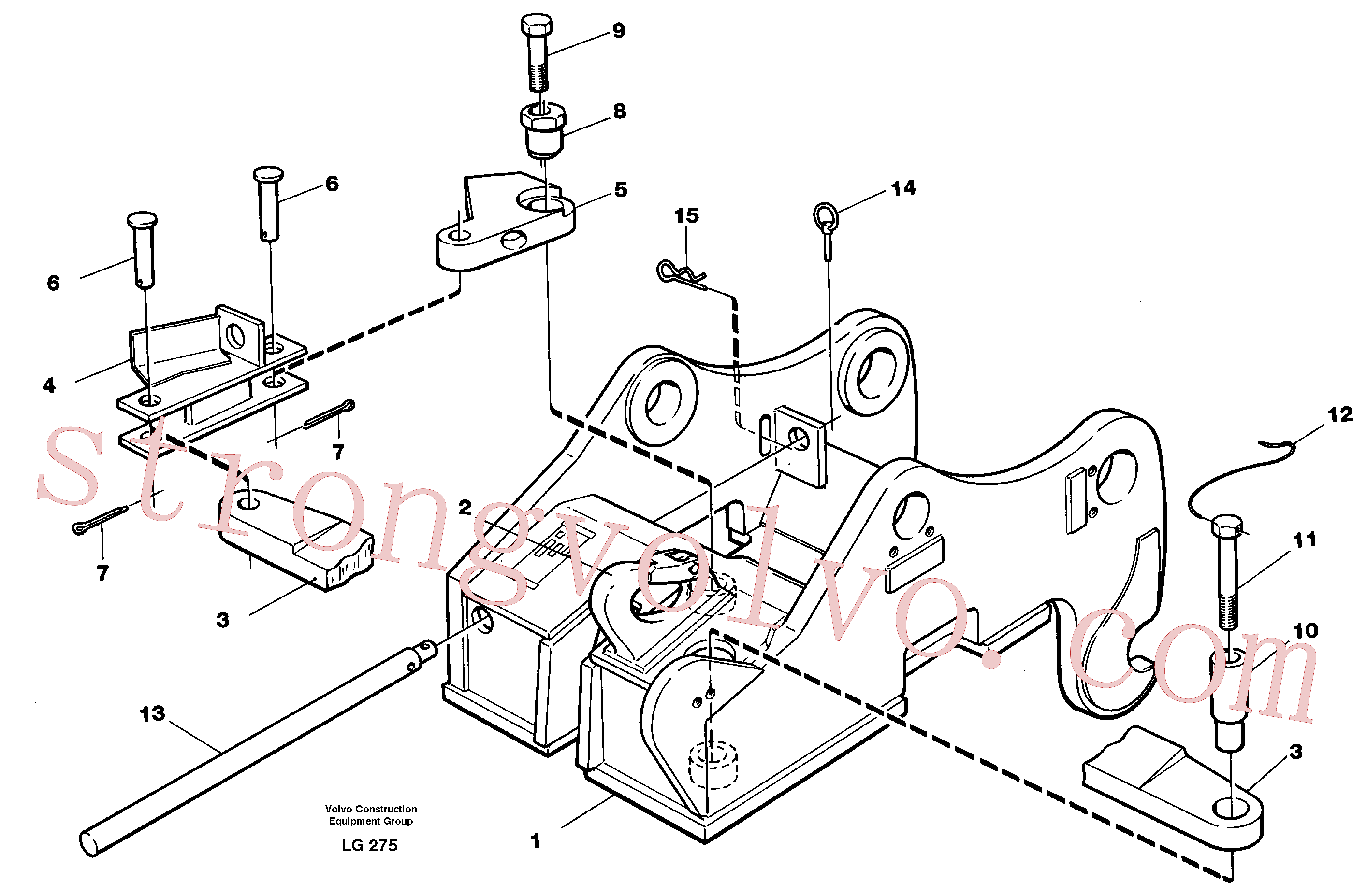 VOE14235531 Volvo Quickfit, mecânico(LG275 Montagem)