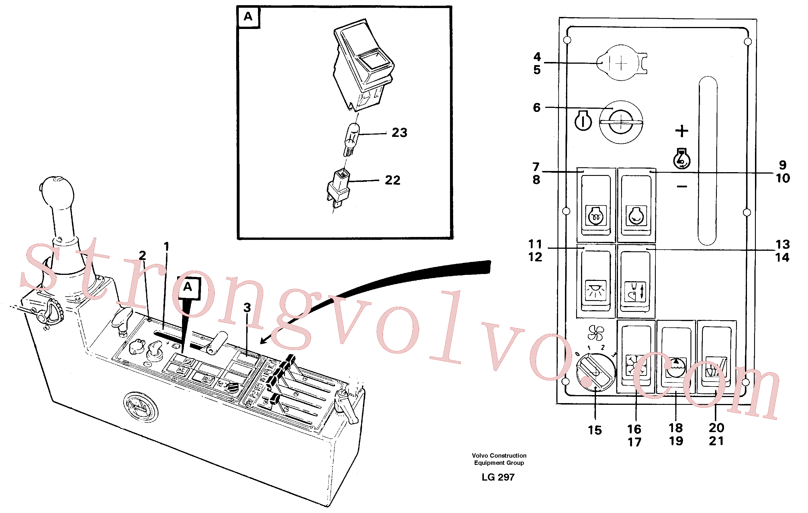 VOE14211579 Placa dos símbolos Inscreva-se para Volvo Acessórios para escavadeira