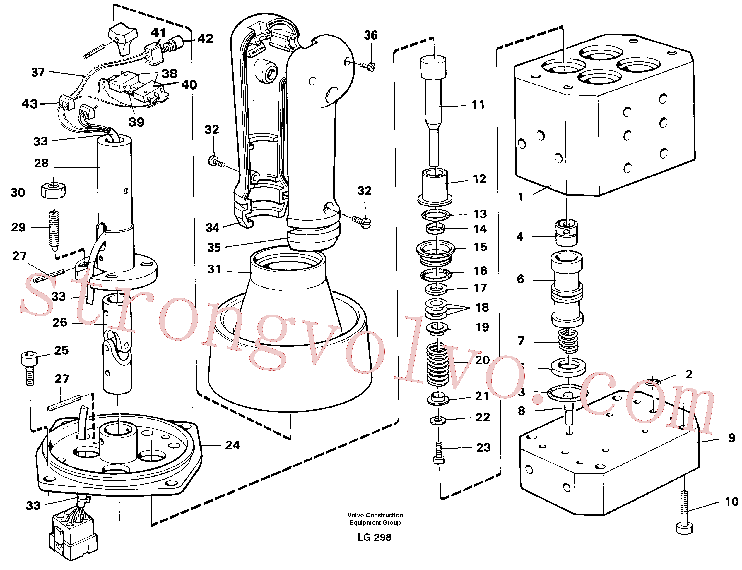 VOE13980892 Paraf soquete sext Volvo escavadeira