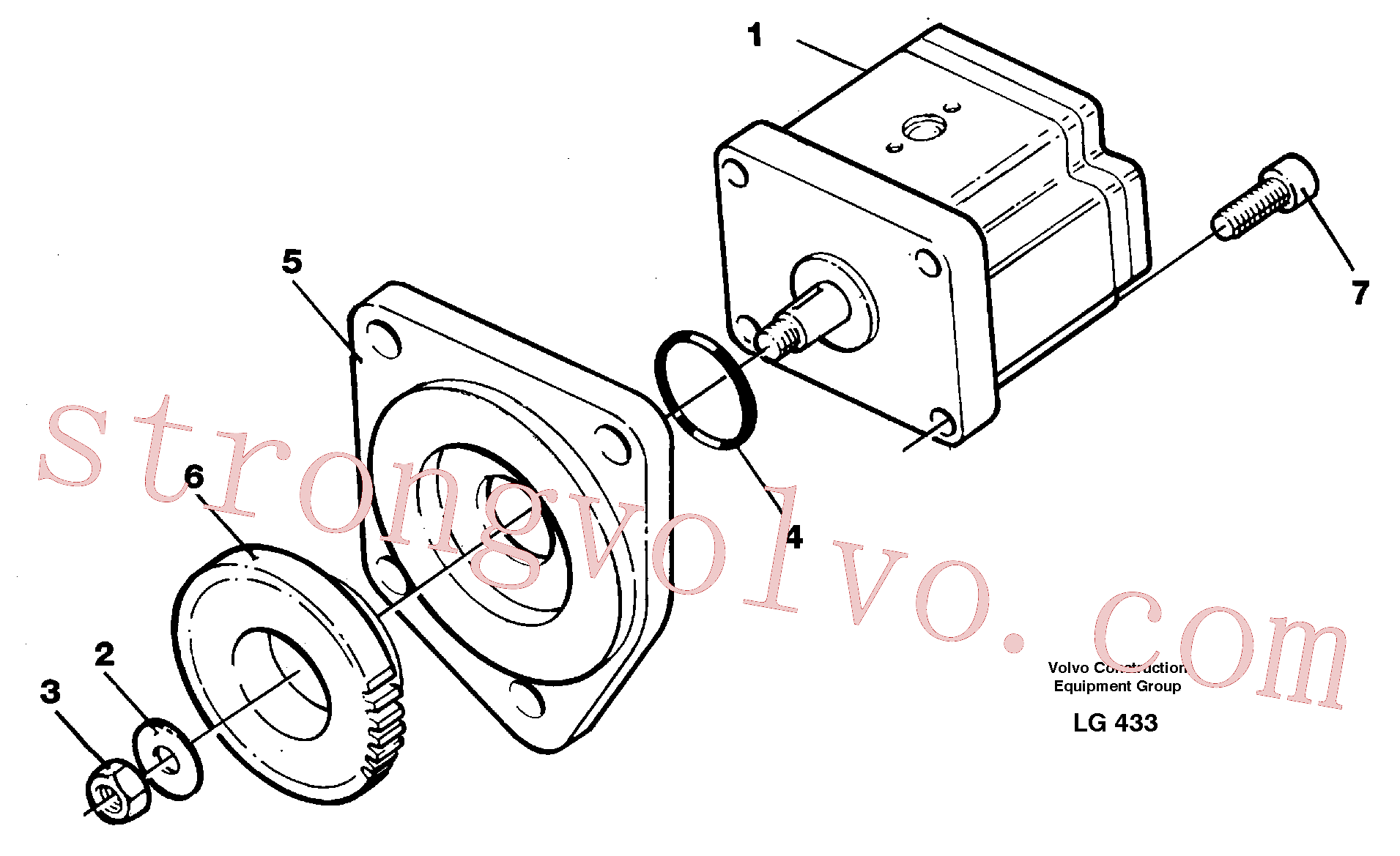 Volvo Montagem VOE14024730 Bomba hidráulica Acessórios