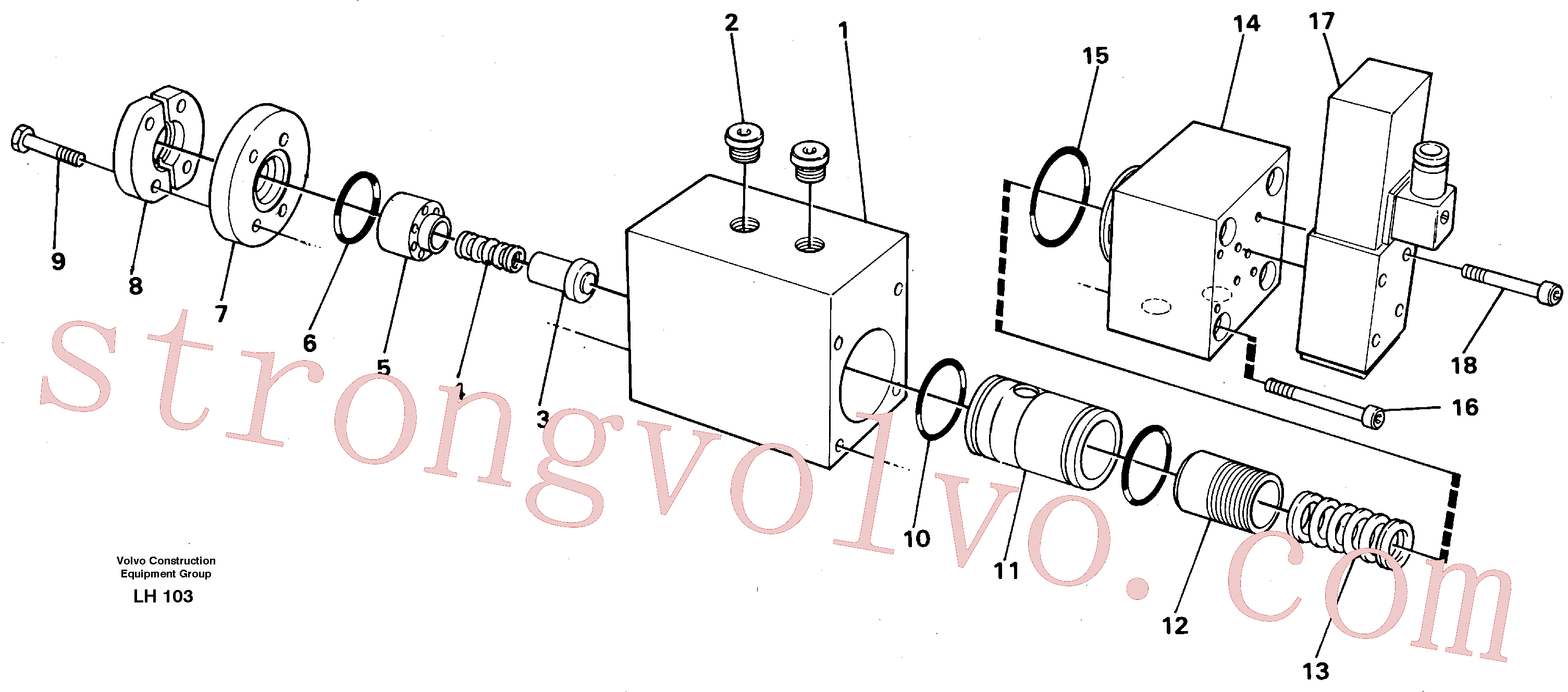 VOE14046497 Volvo(LH103 Montagem)
