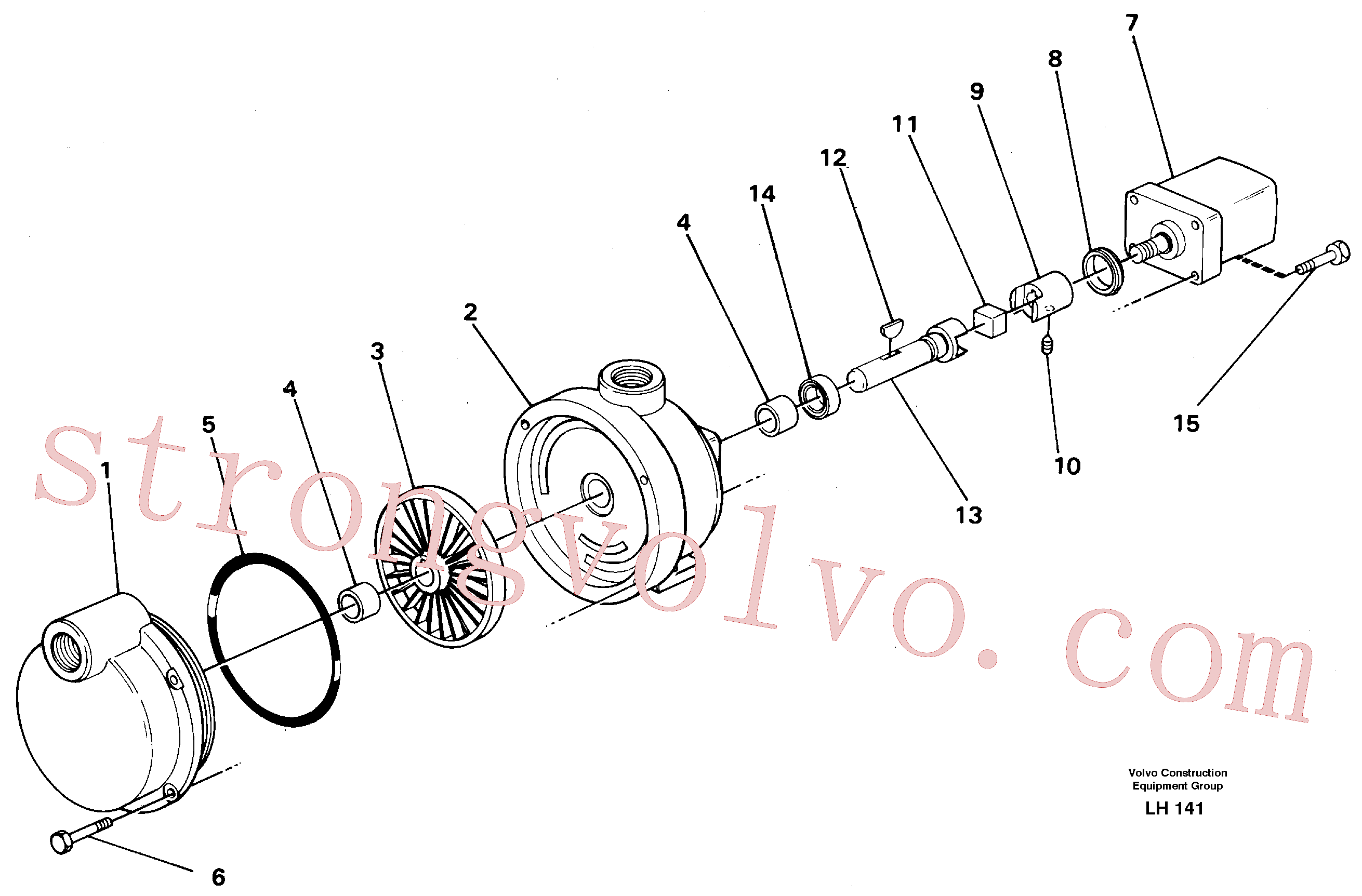 Volvo Acessórios para escavadeira VOE925265 Anel-o Acessórios