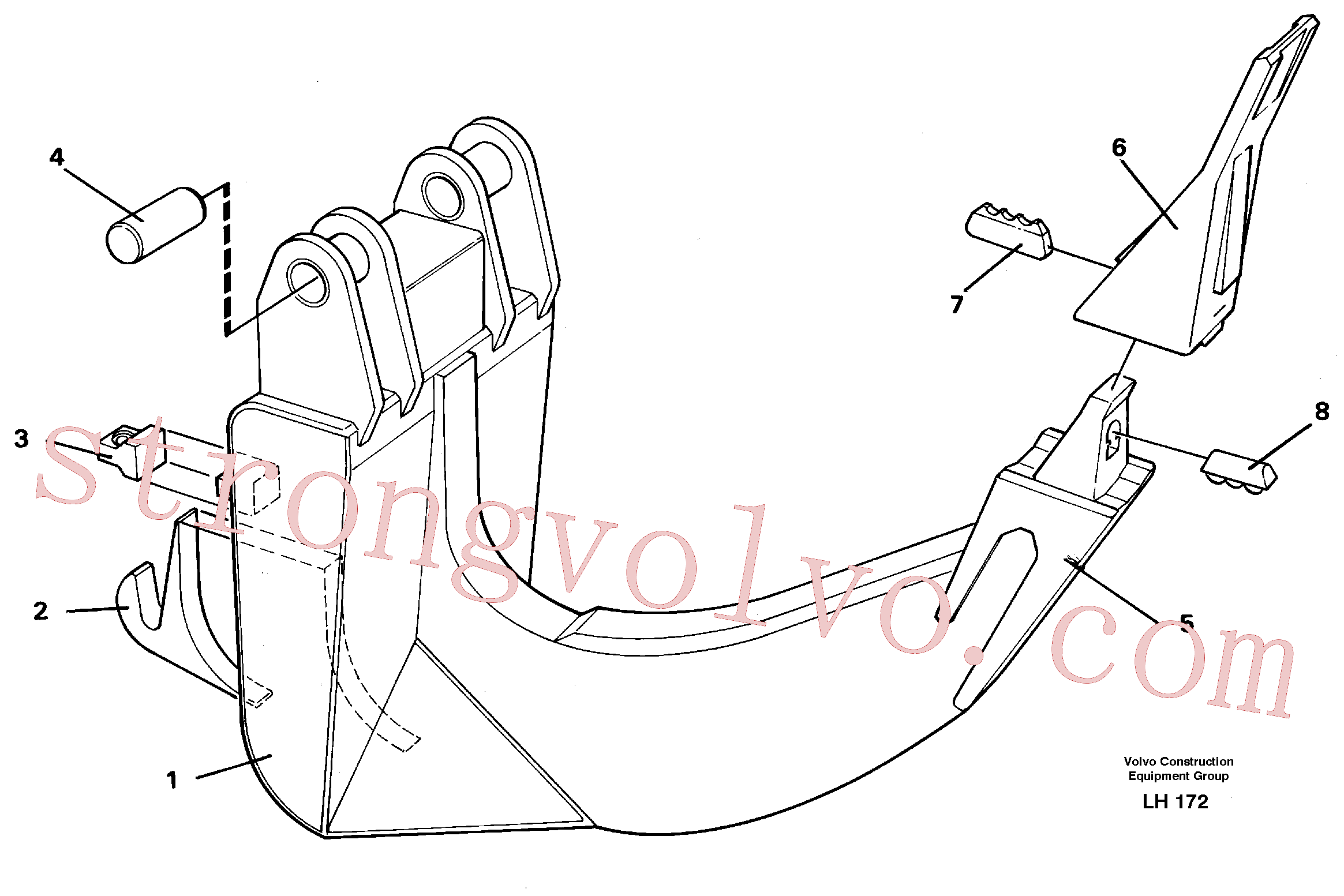 VOE14088024 Volvo Máquina para abrir estradas(LH172 Montagem)