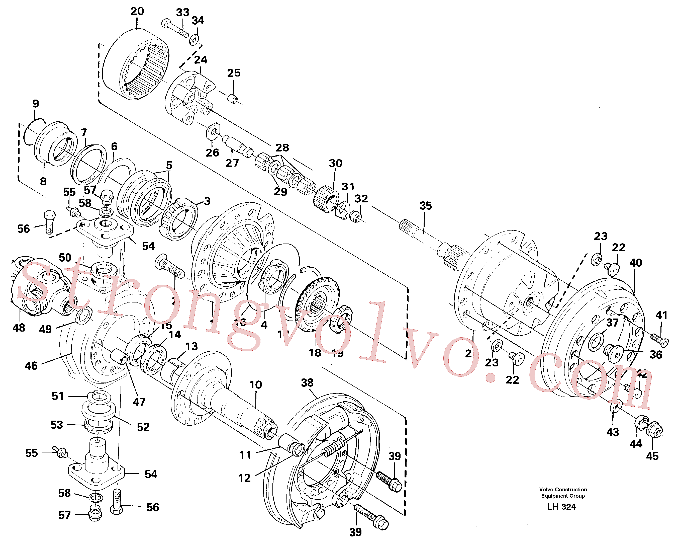 Atacado VOE14024718 Radial Seal Volvo escavadeira