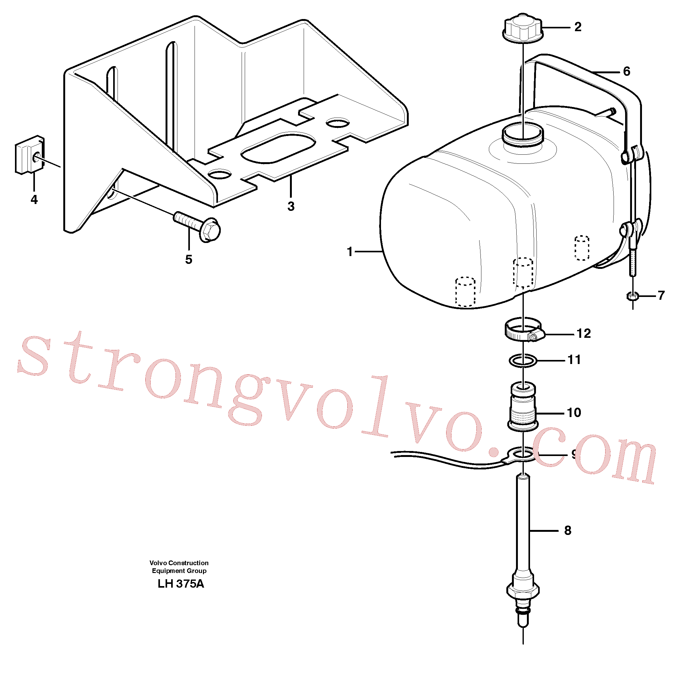China Made VOE925056 Anel-o Volvo Acessórios para escavadeira