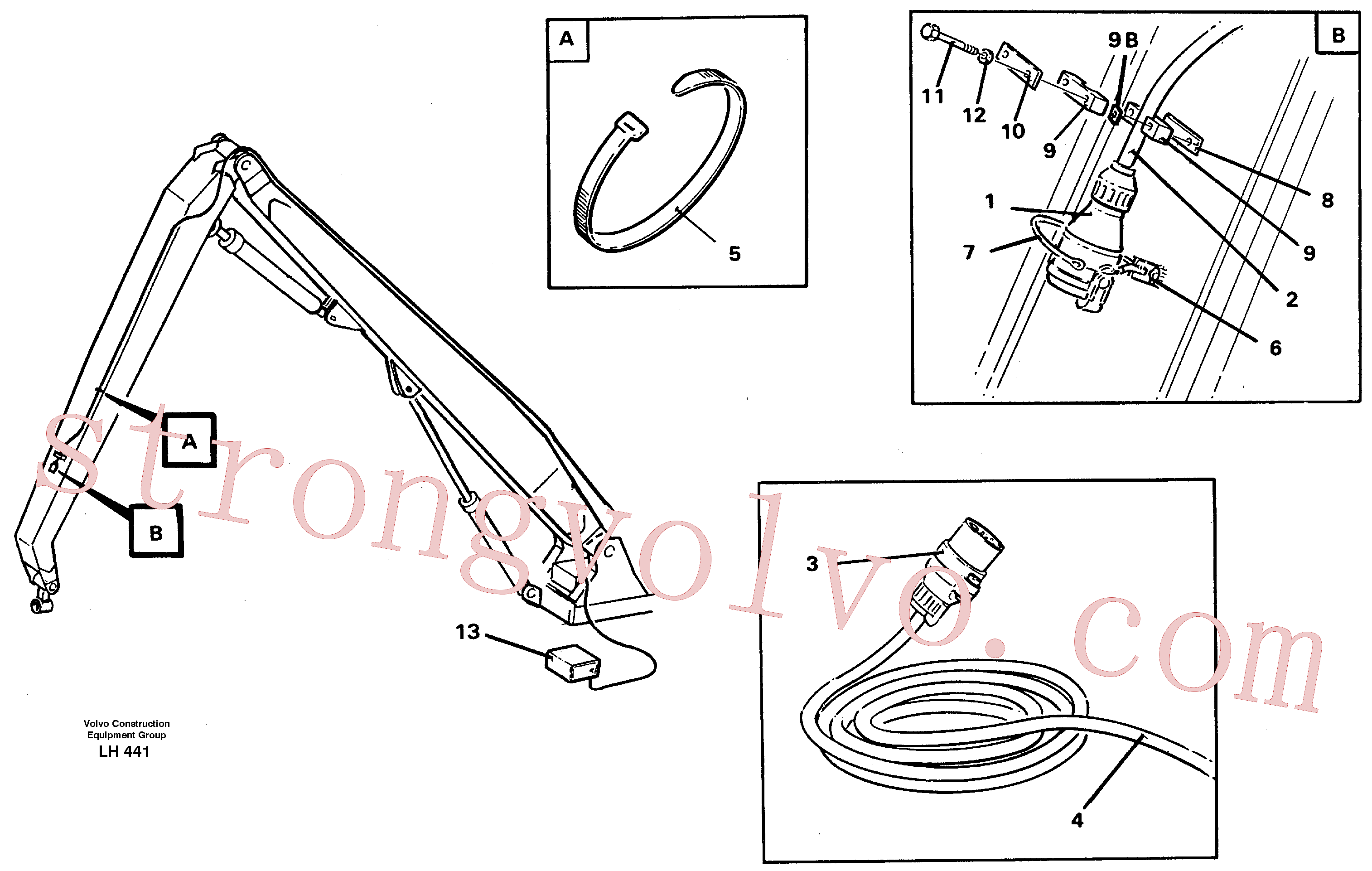 Atacado VOE14251451 Chapa Volvo escavadeira