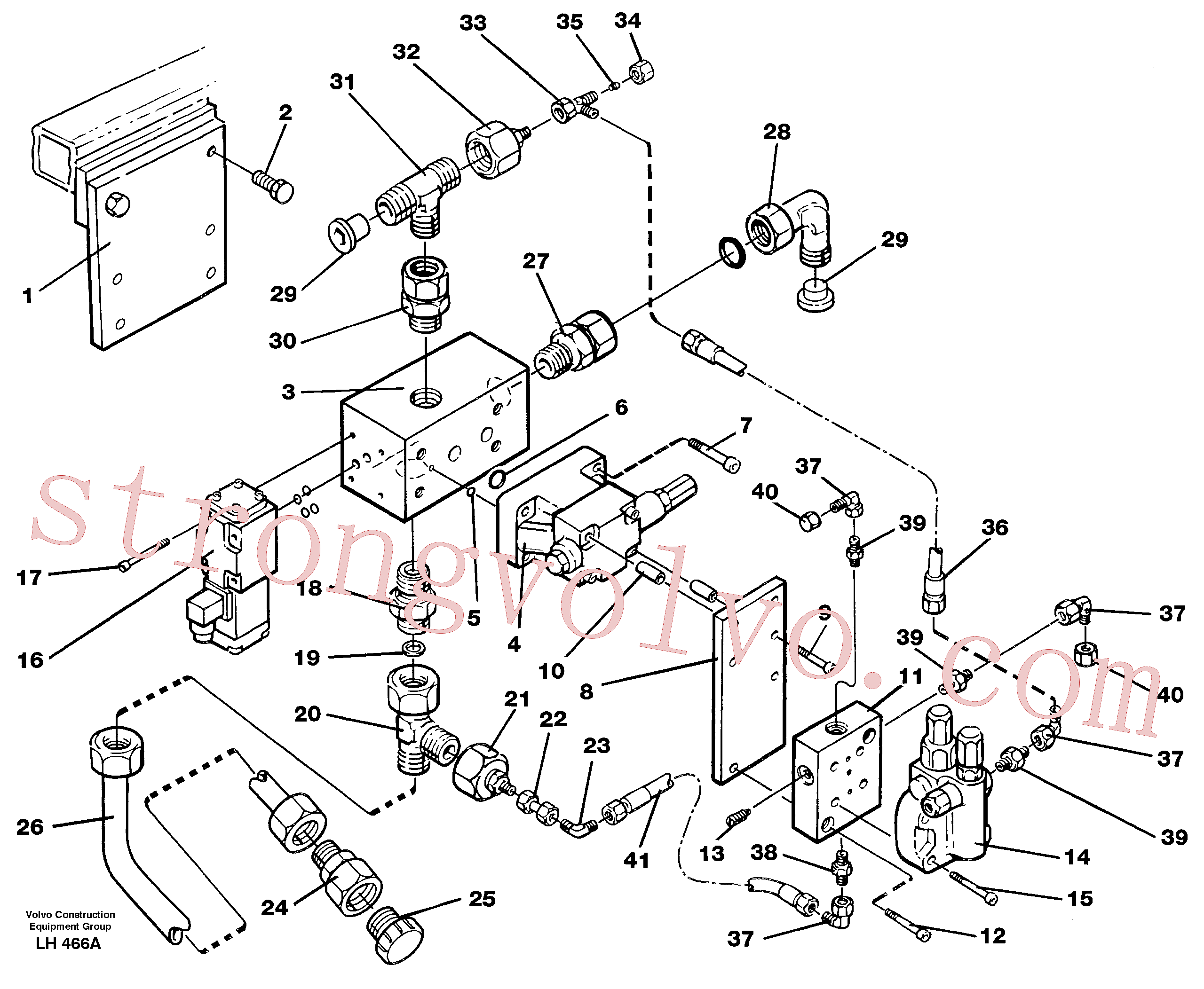 VOE14211070 Volvo(LH466A Montagem)