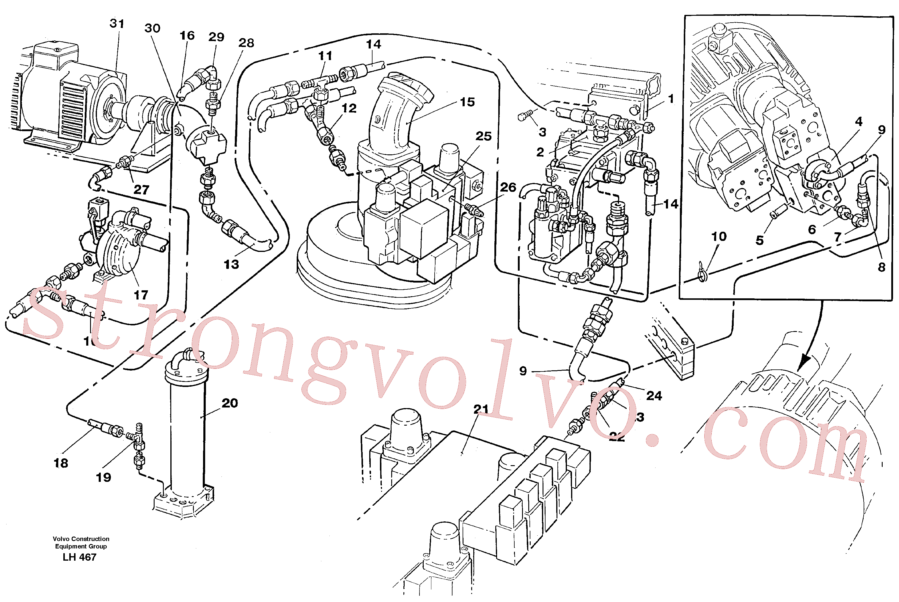 VOE11702196 Volvo(LH467 Montagem)