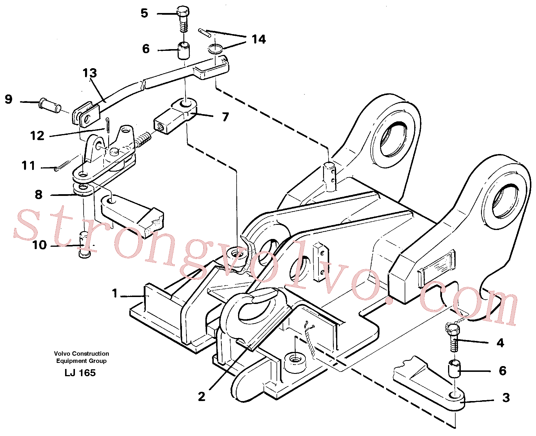 VOE14236587 Volvo Quickfit, mecânico(LJ165 Montagem)