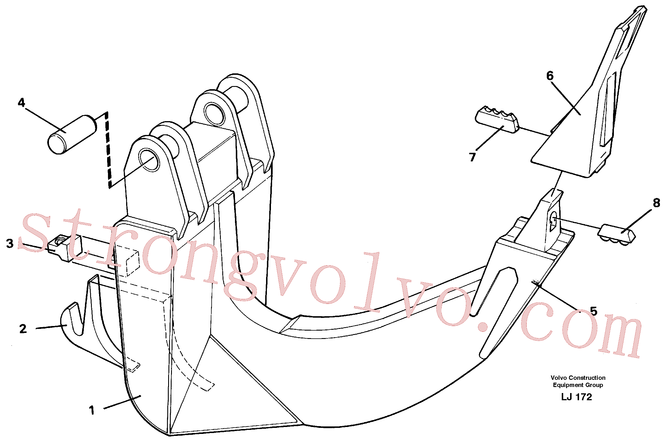 Volvo Montagem VOE14253072 Acessórios Acessórios