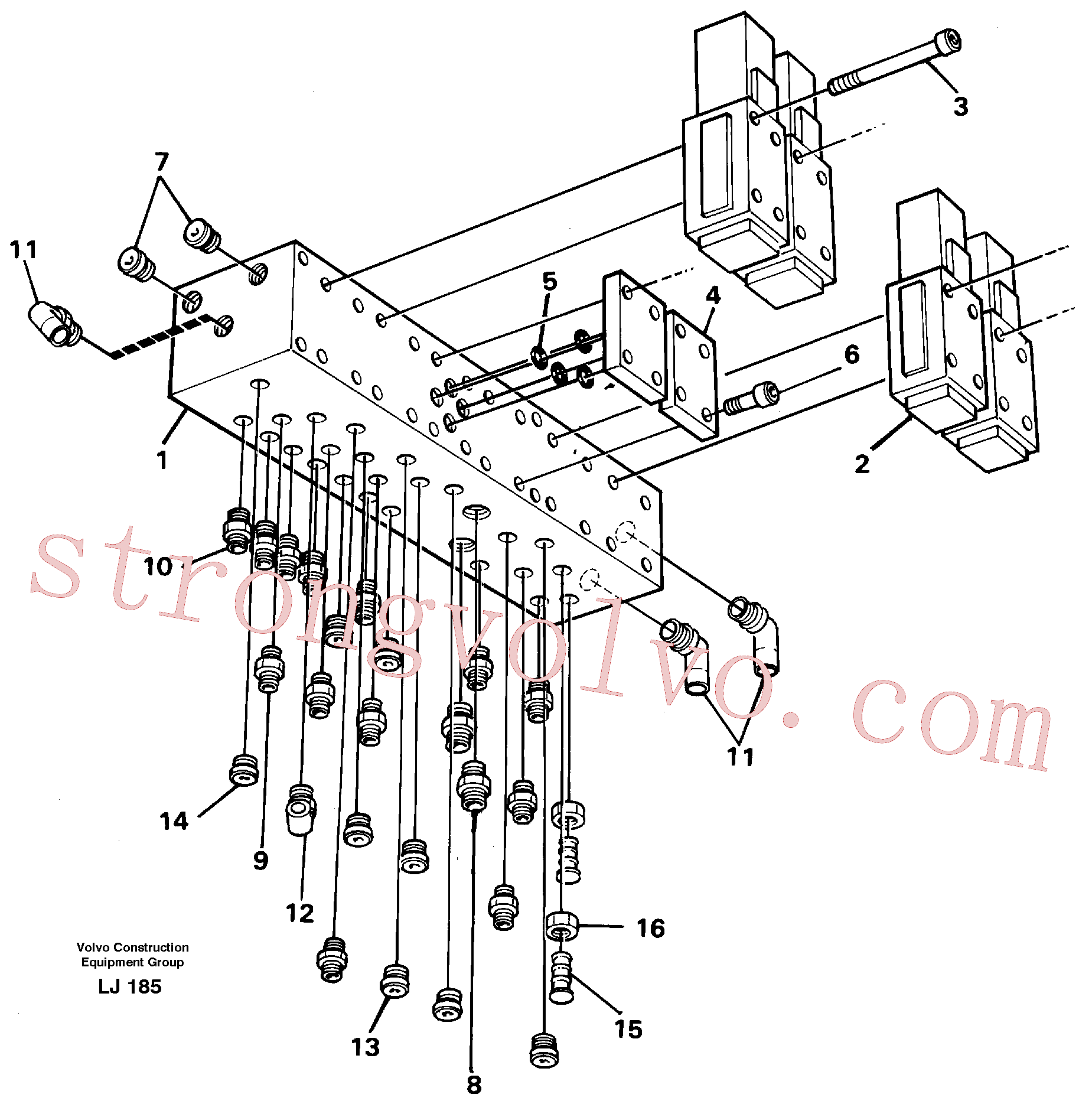 VOE14012461 Volvo(LJ185 Montagem)