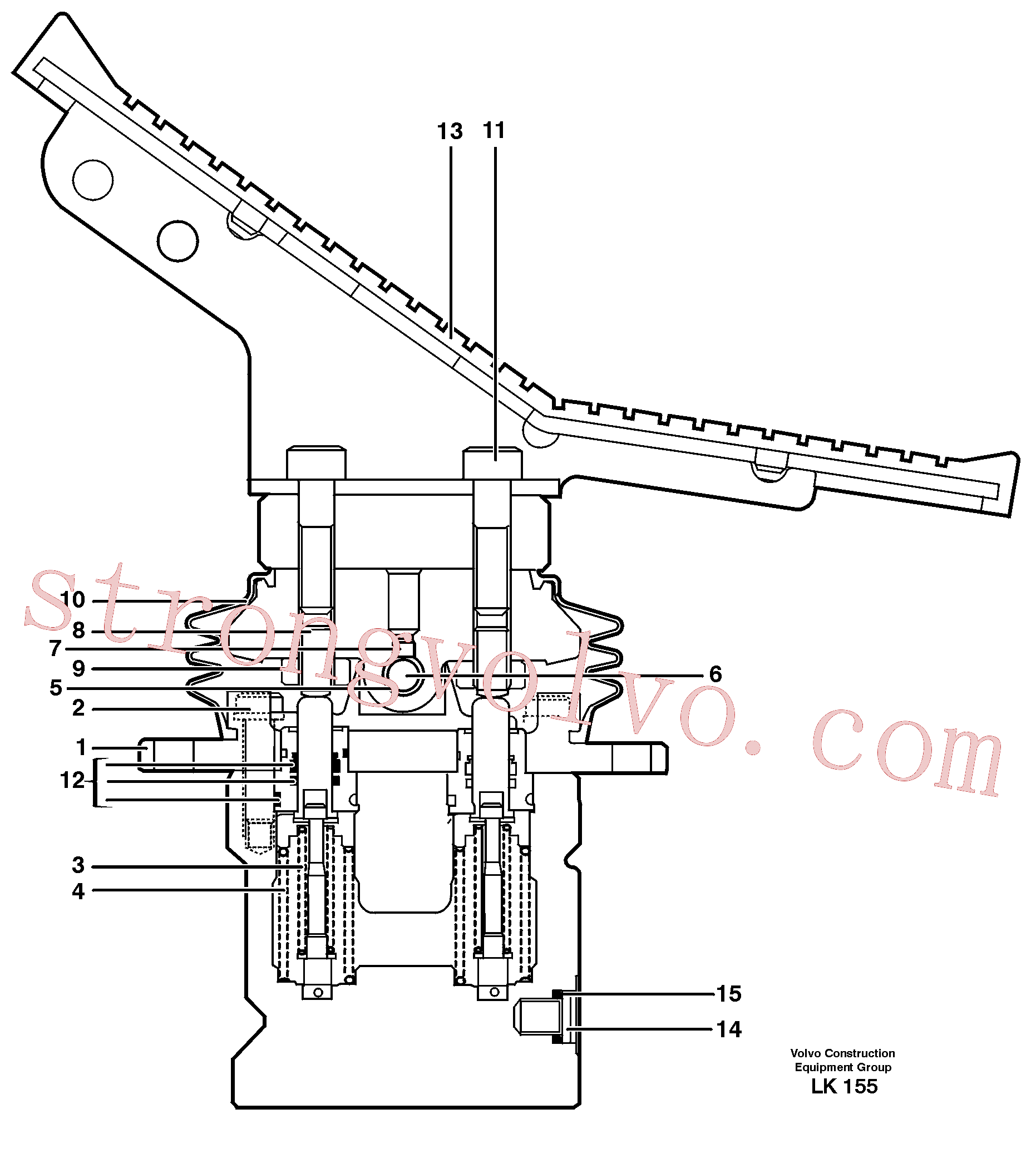 SA8240-03730 Parafuso Inscreva-se para Volvo Acessórios para escavadeira