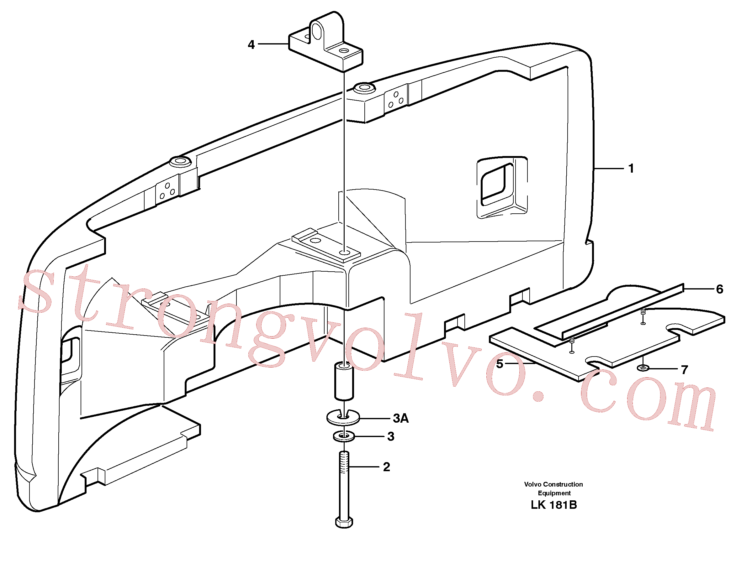 VOE14376982 Volvo Contrapesos(LK181B Montagem)