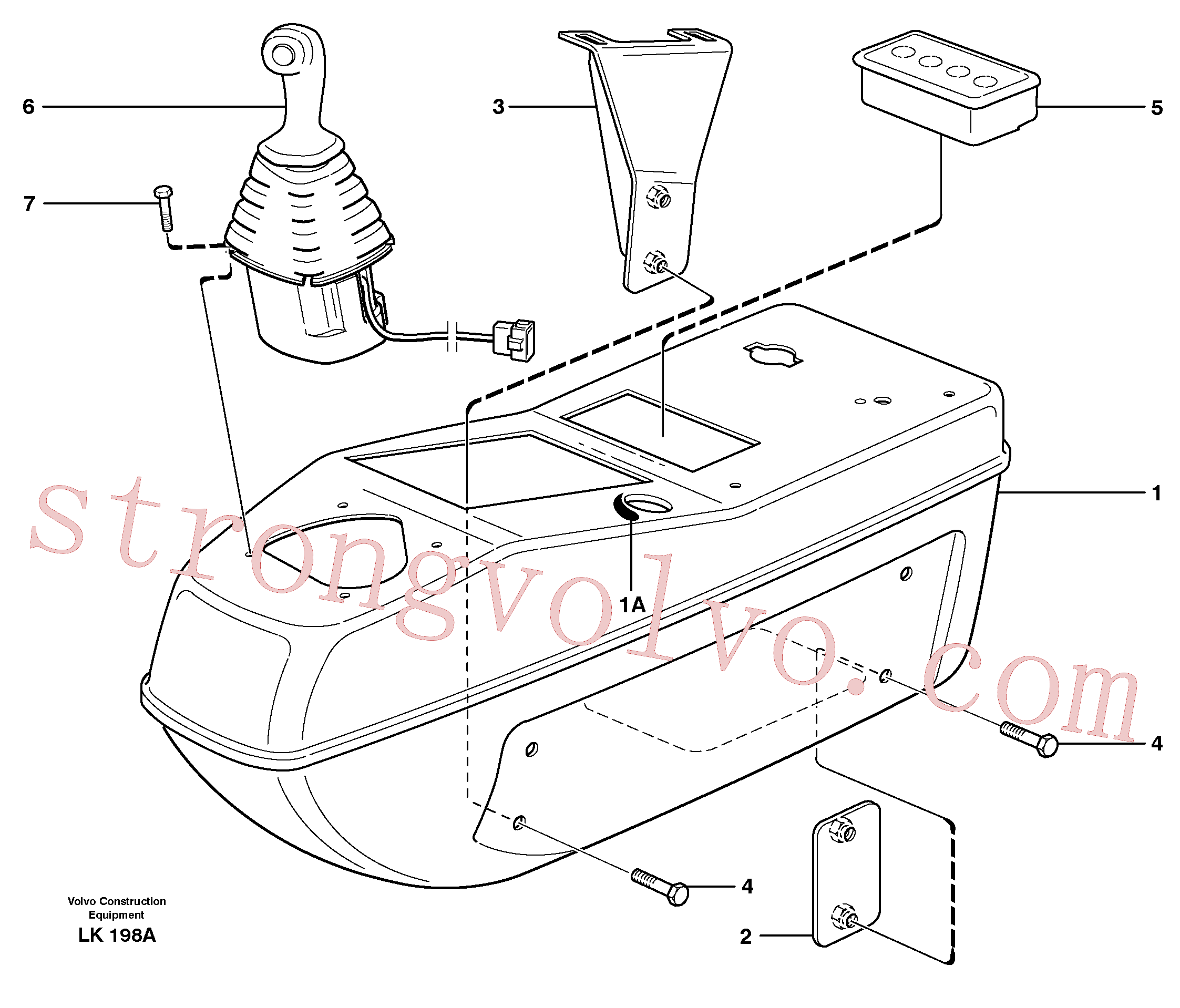 VOE14372022 Volvo Painel lateral direito(LK198A Montagem)