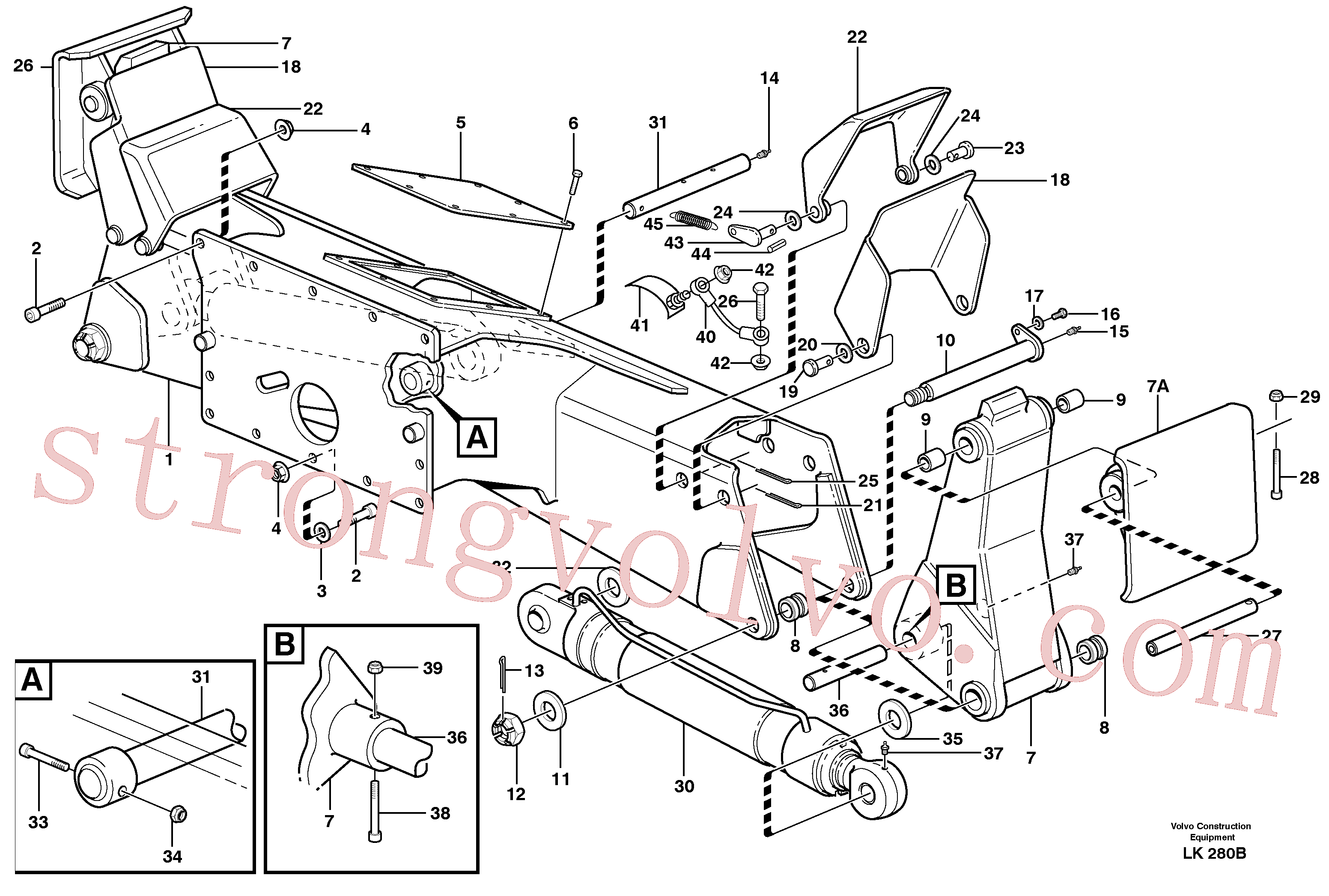 VOE907904 Volvo Estabilizadores(LK280B Montagem)