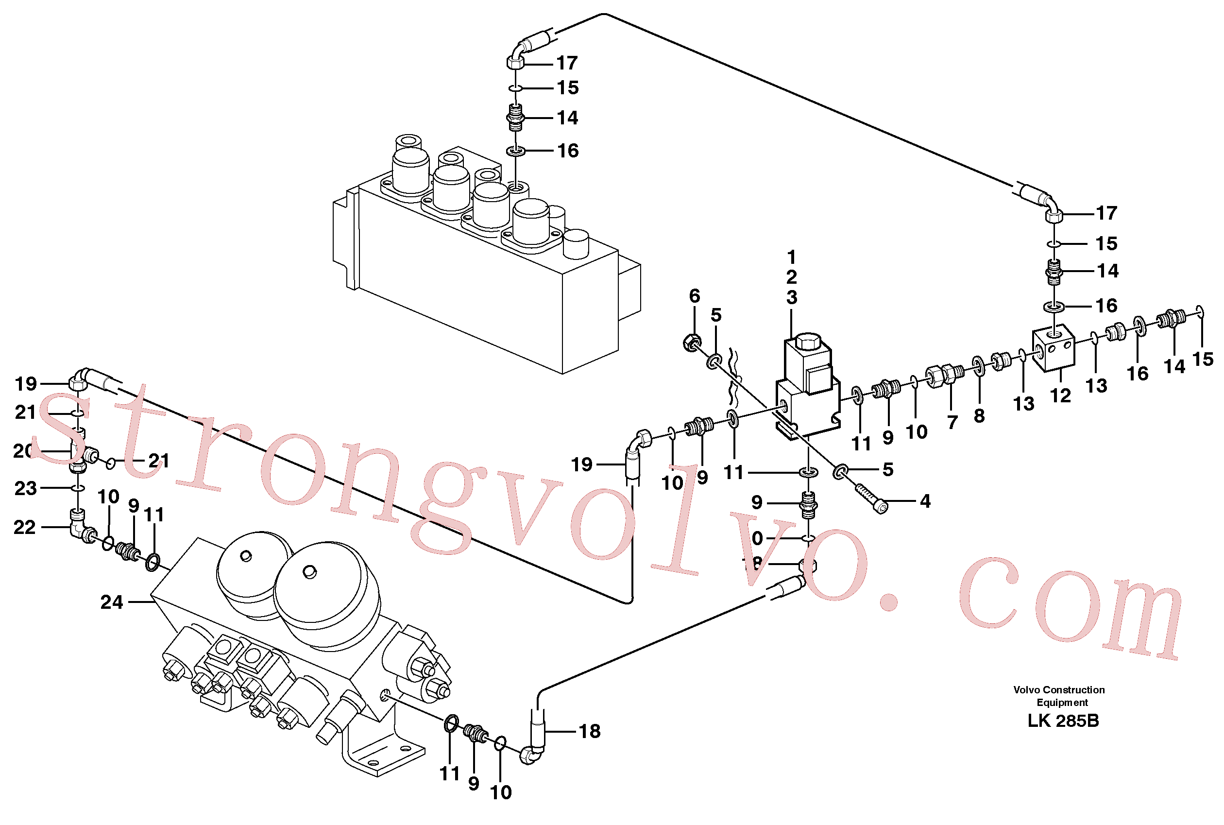VOE14371605 Volvo(LK285B Montagem)