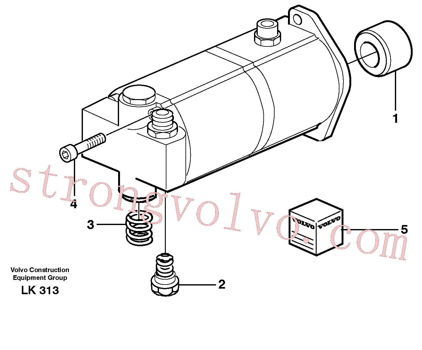 Atacado VOE11705926 Clutch Volvo escavadeira