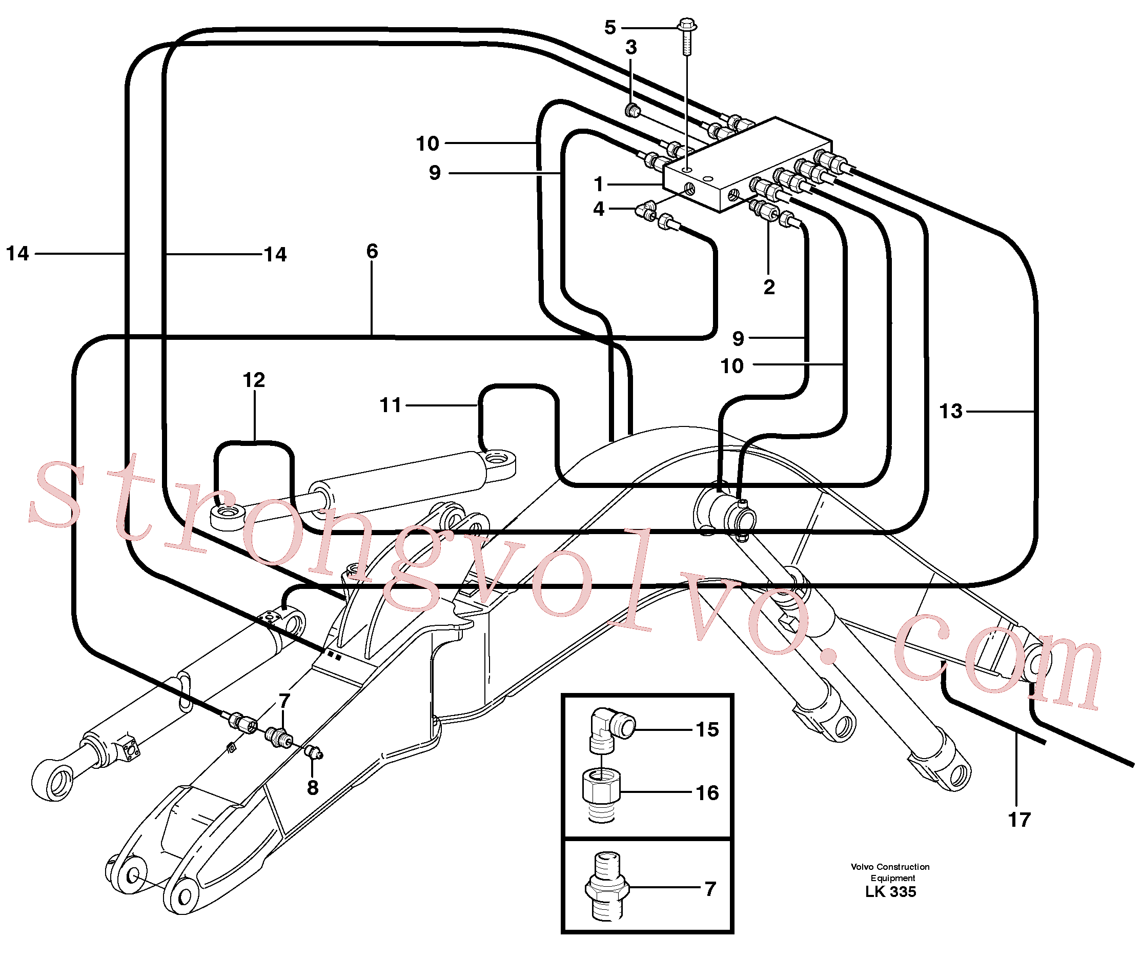 VOE14370344 Volvo(LK335 Montagem)