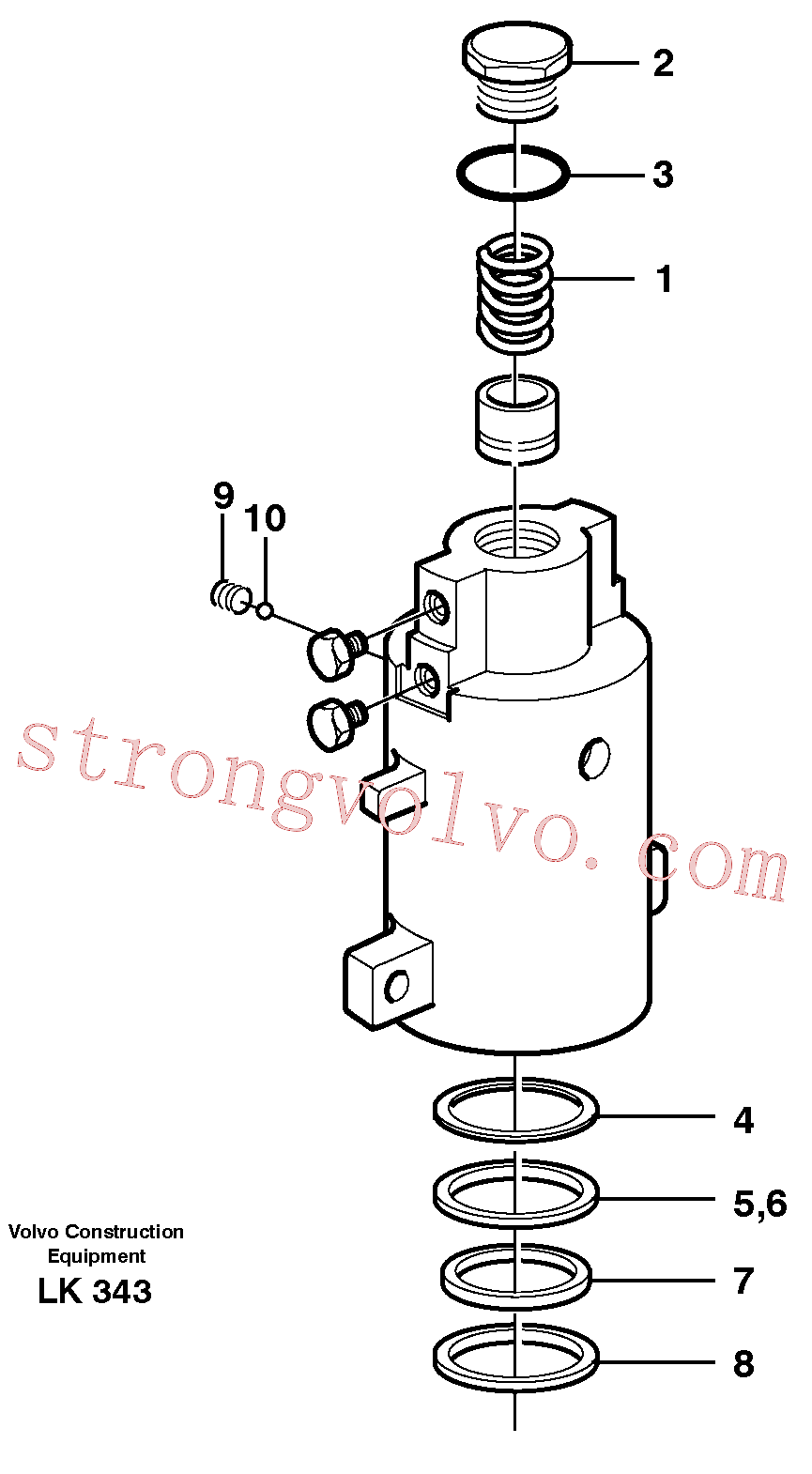 SA7281-11070 Volvo(LK343 Montagem)