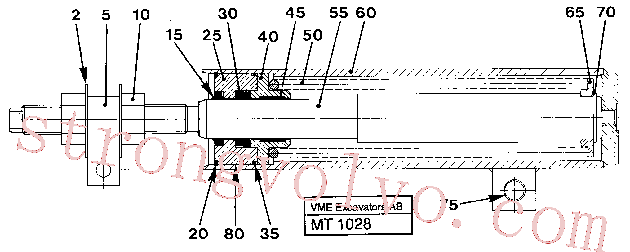 VOE14023507 Raspador Volvo escavadeira
