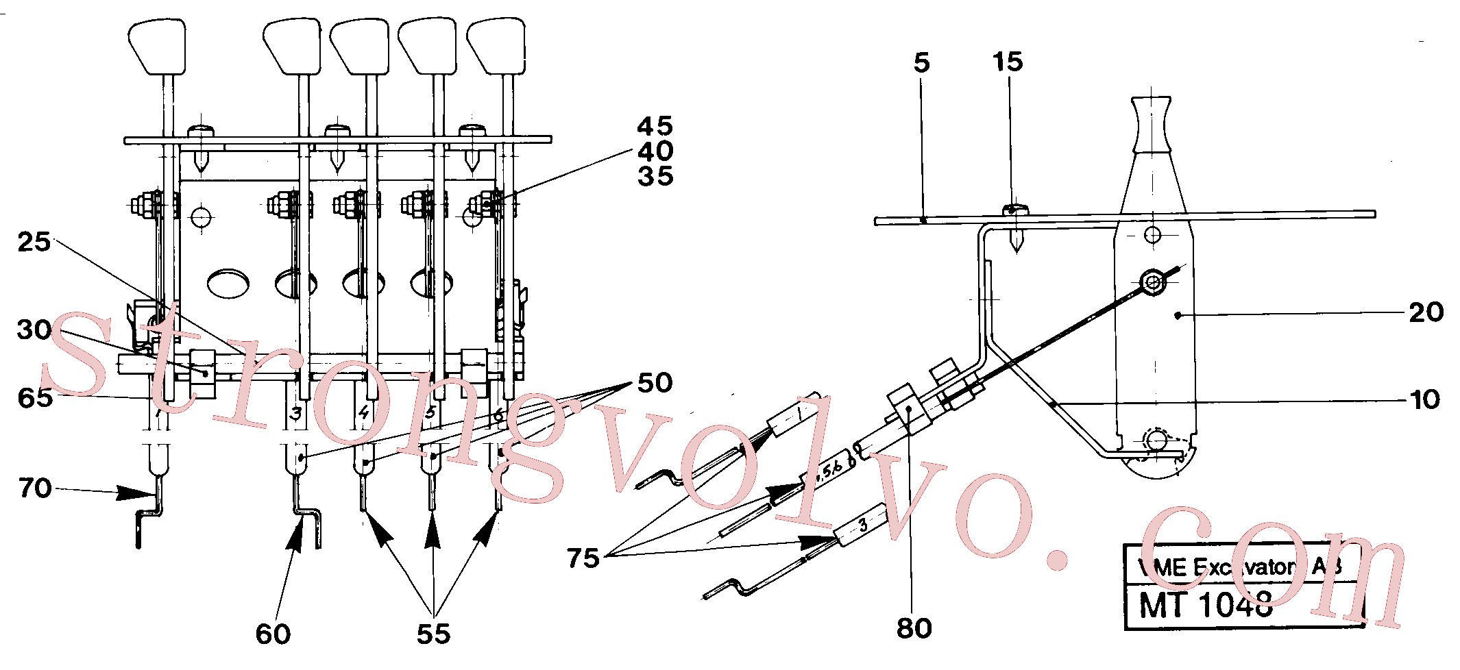 VOE14212815 Volvo Painel de controlo do ar condicionado(MT1048 Montagem)