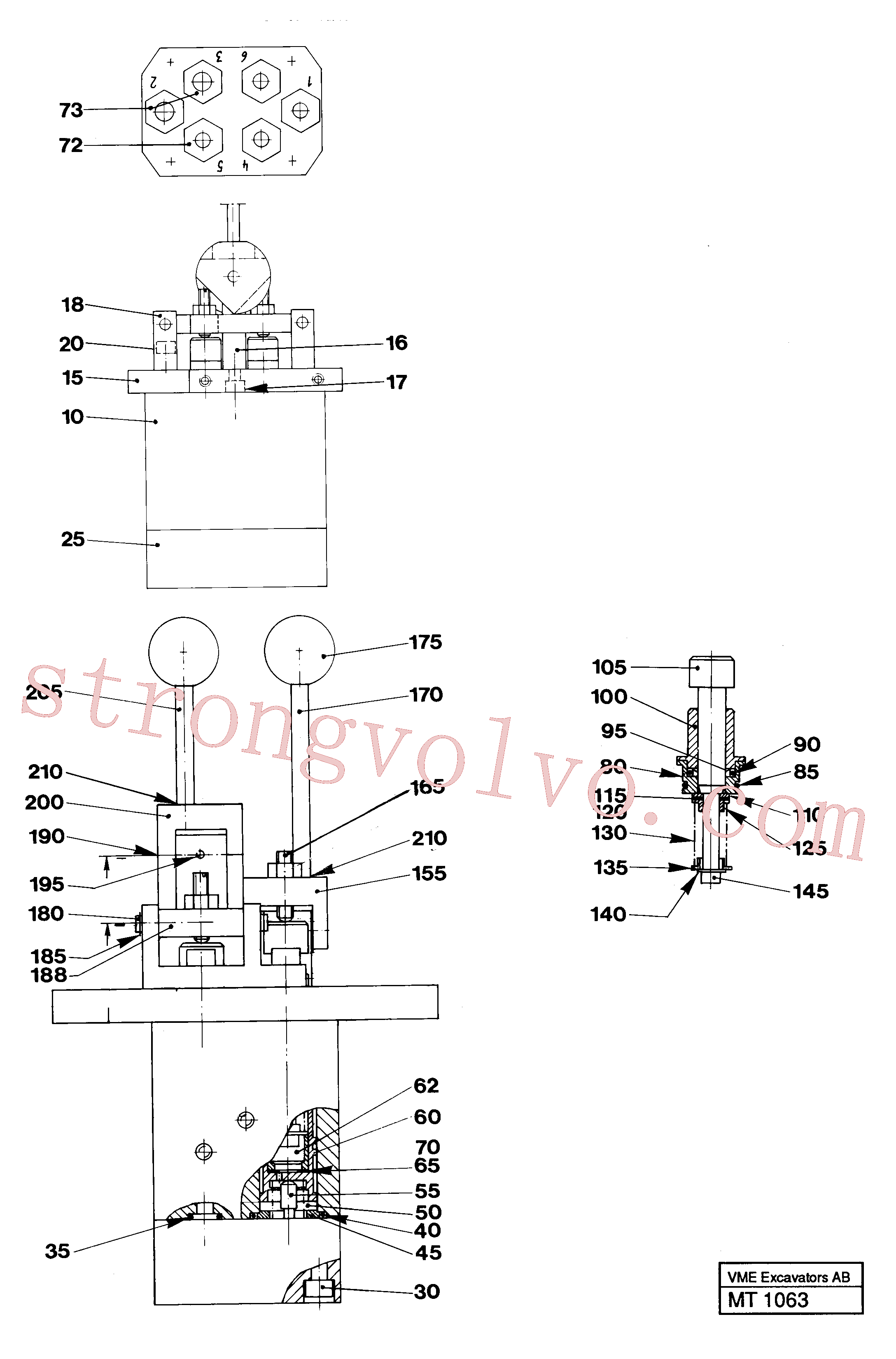 VOE14014657 Volvo Válvula de pressão de controlo(MT1063 Montagem)