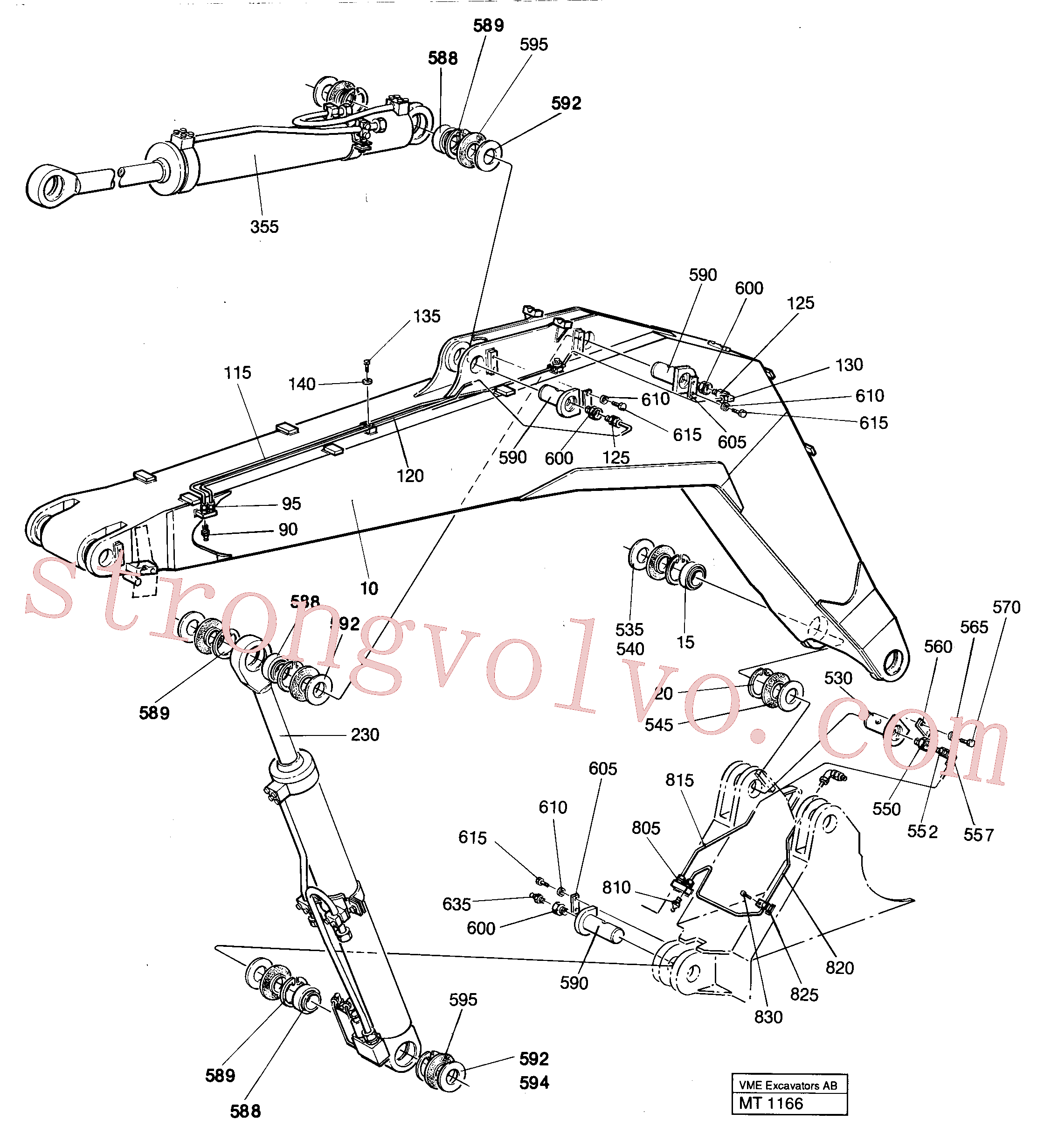 Atacado VOE14249683 Tube Assembly Volvo escavadeira