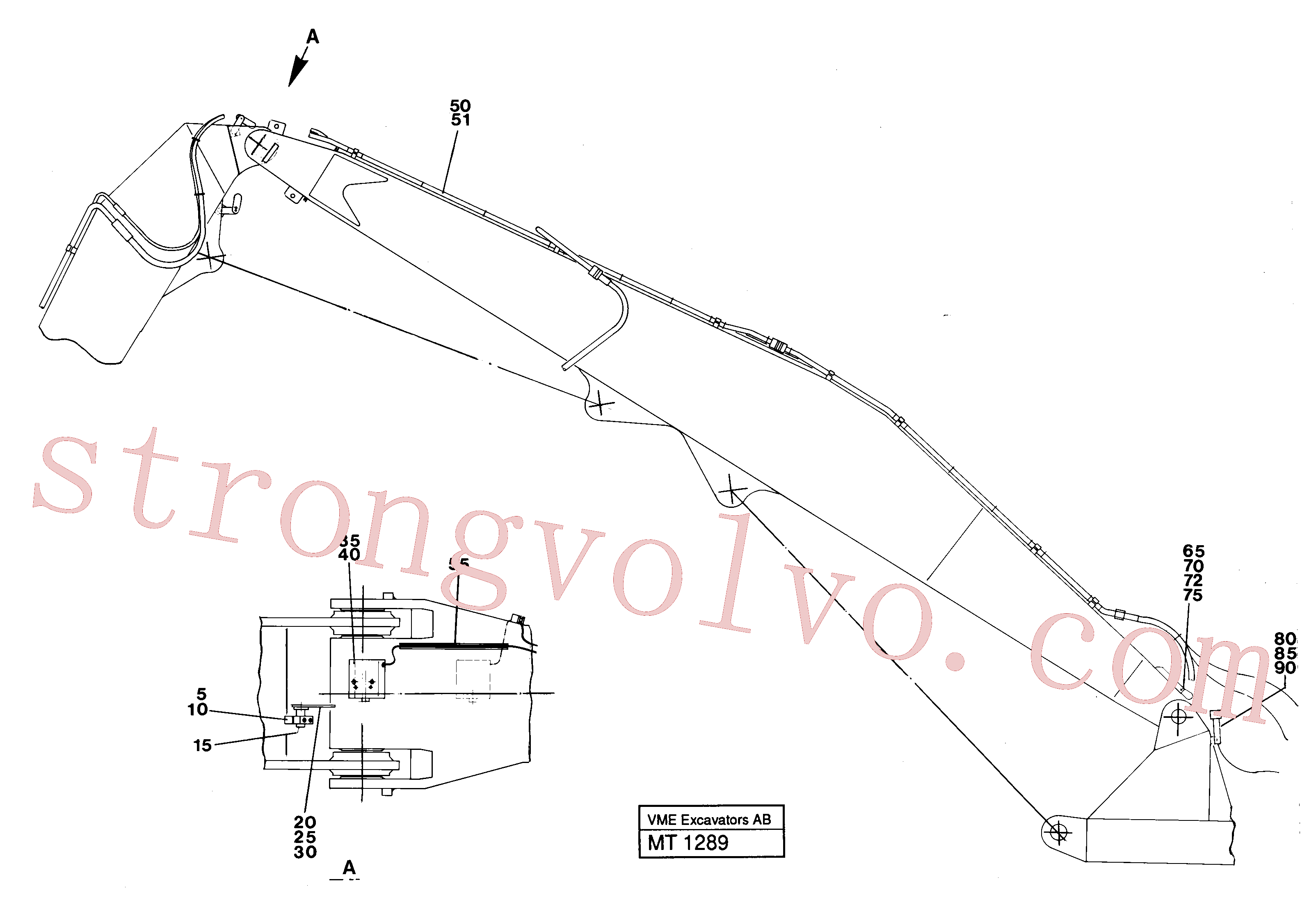 Volvo Acessórios para escavadeira VOE14237683 Caixa Acessórios