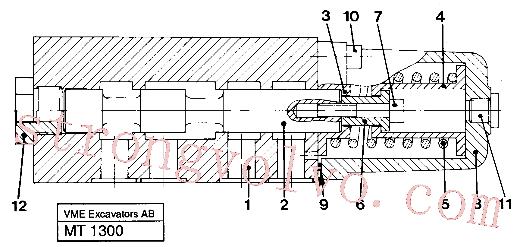 VOE14048685 Corpo da válvula Inscreva-se para Volvo Acessórios para escavadeira