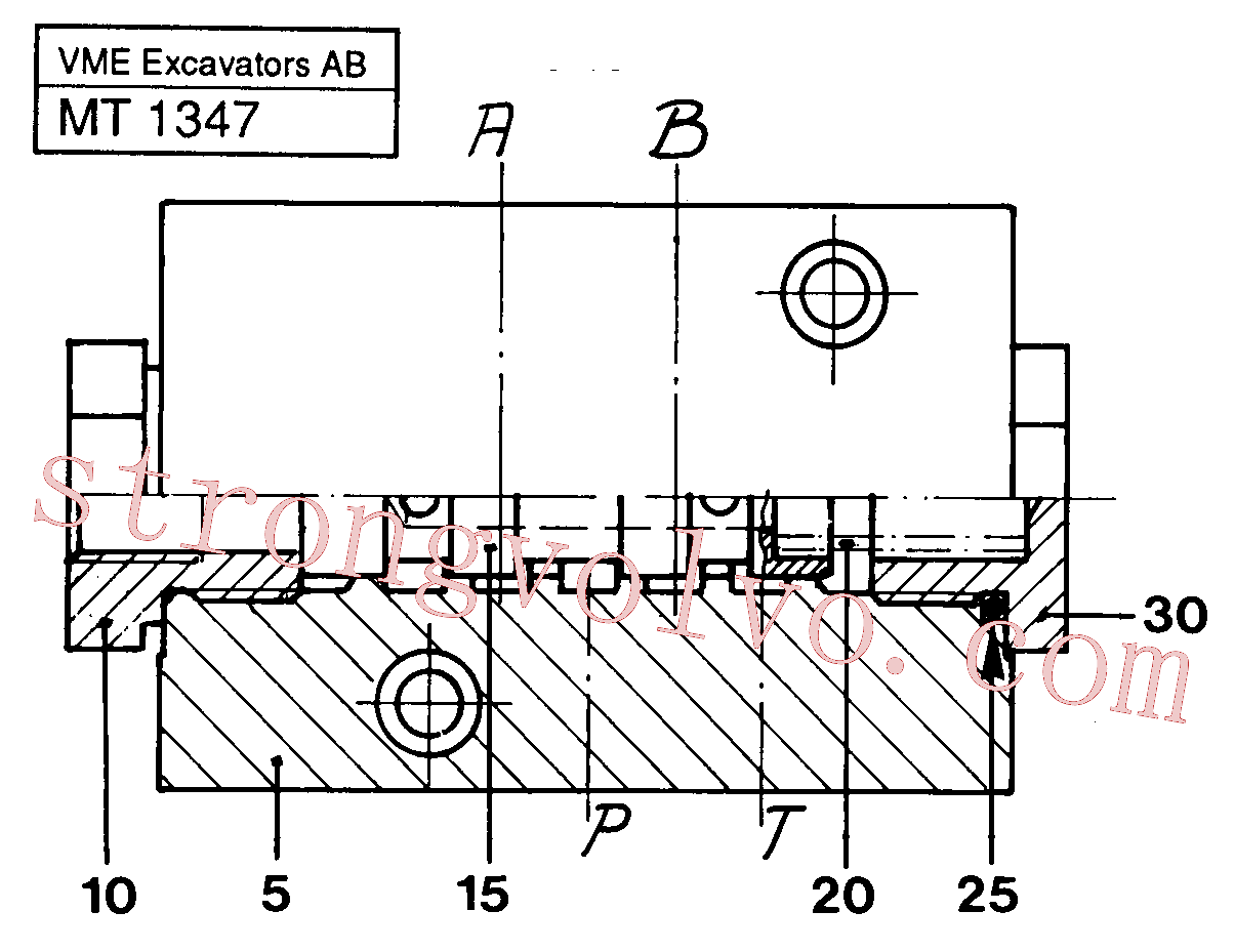 VOE14232860 Volvo Válvula, corpo do circuito e válvula de retorno(MT1347 Montagem)