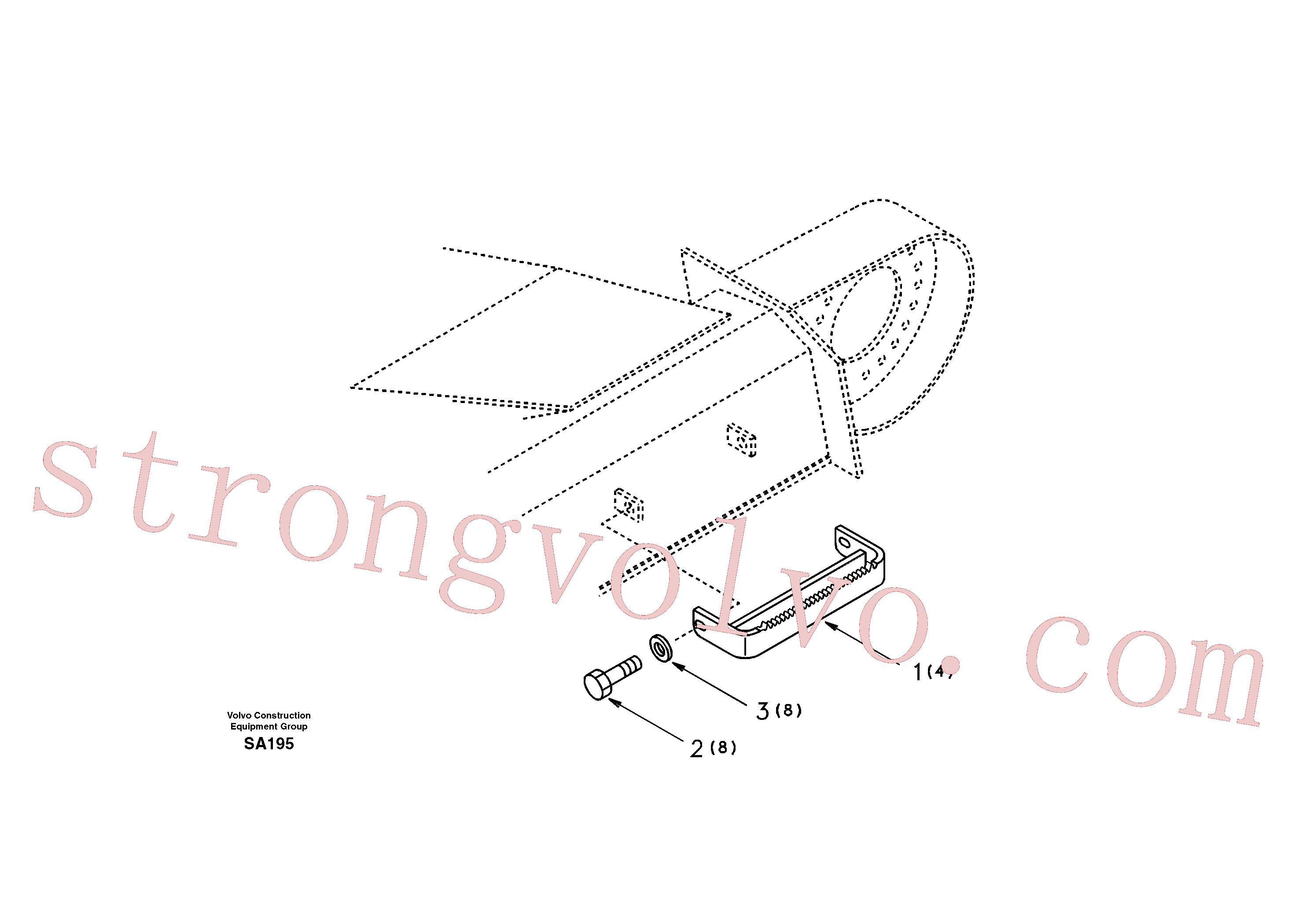 VOE978937 Volvo Degrau(SA195 Montagem)