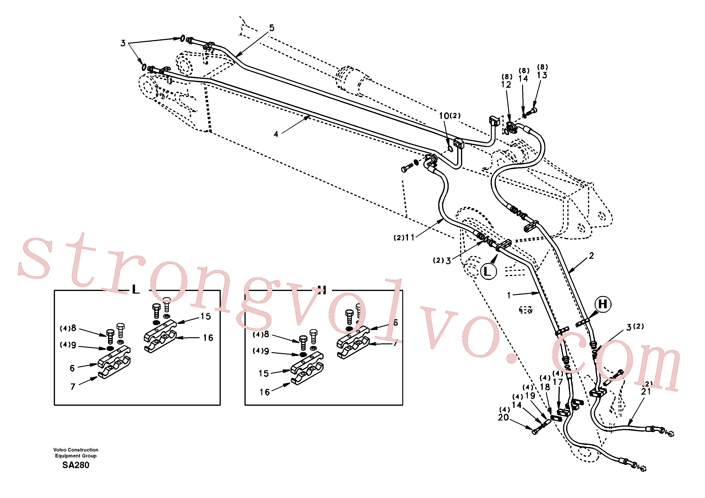 SA9406-06623 Xtraflex/5000 Volvo escavadeira