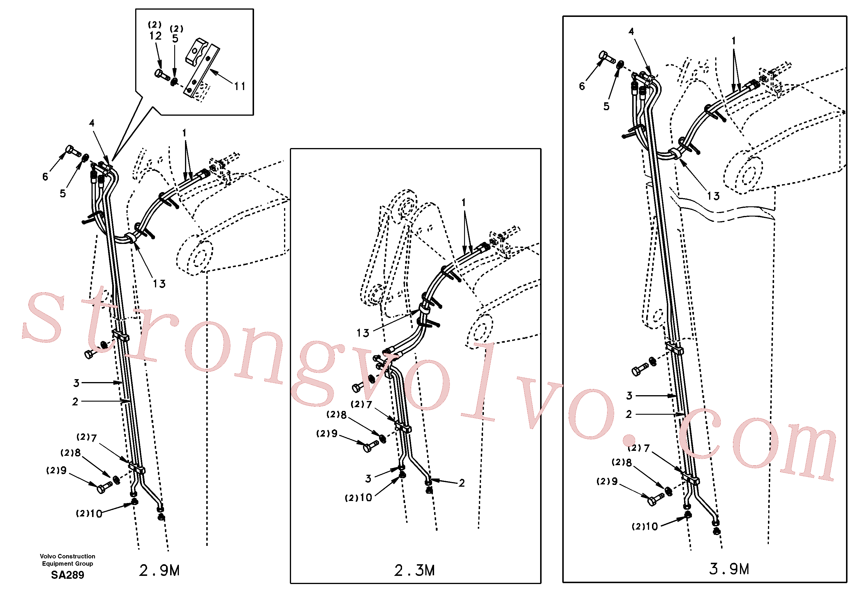 SA1174-57340 Volvo(SA289 Montagem)