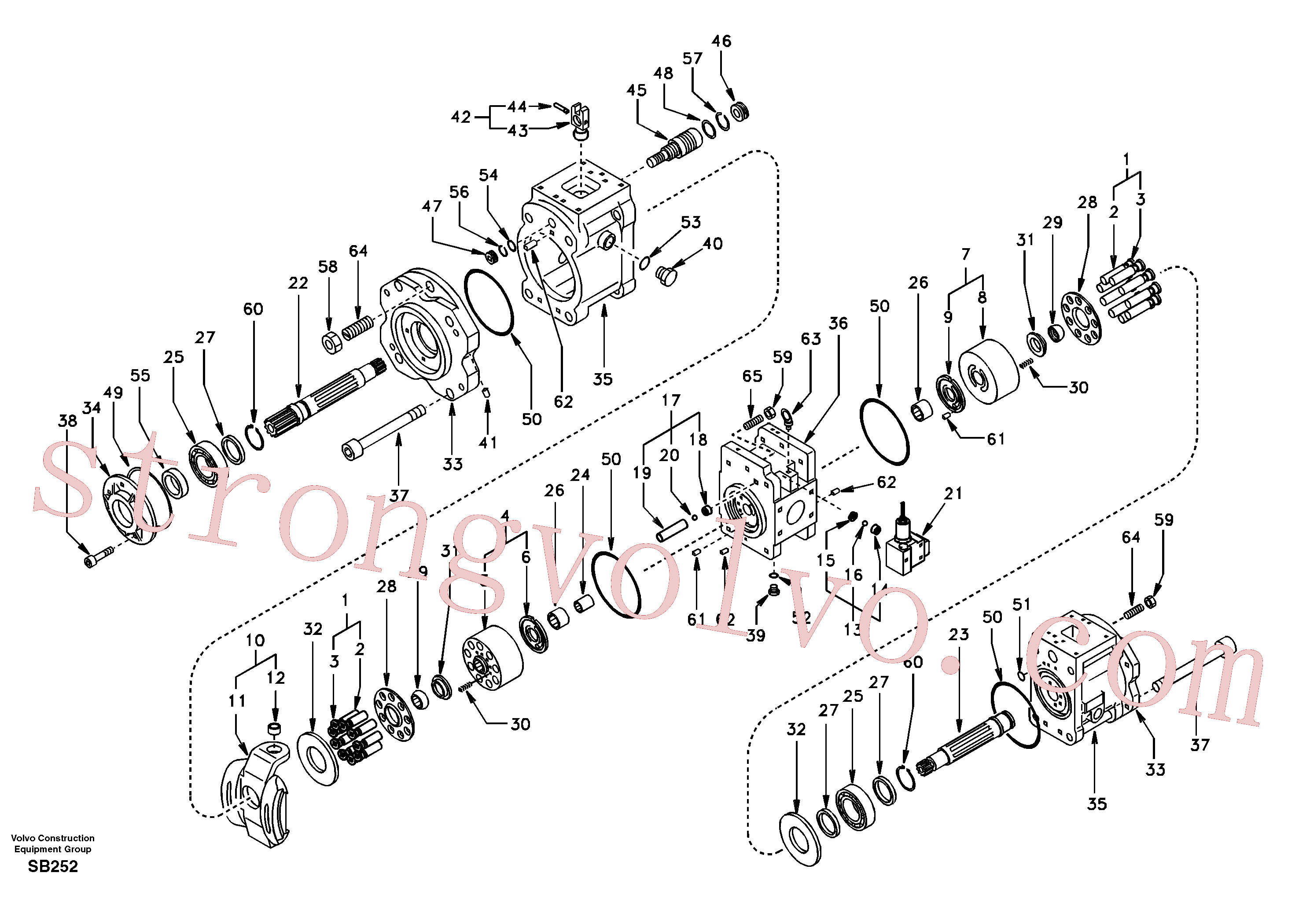 China Made SA8230-09650 Chapa Volvo Acessórios para escavadeira