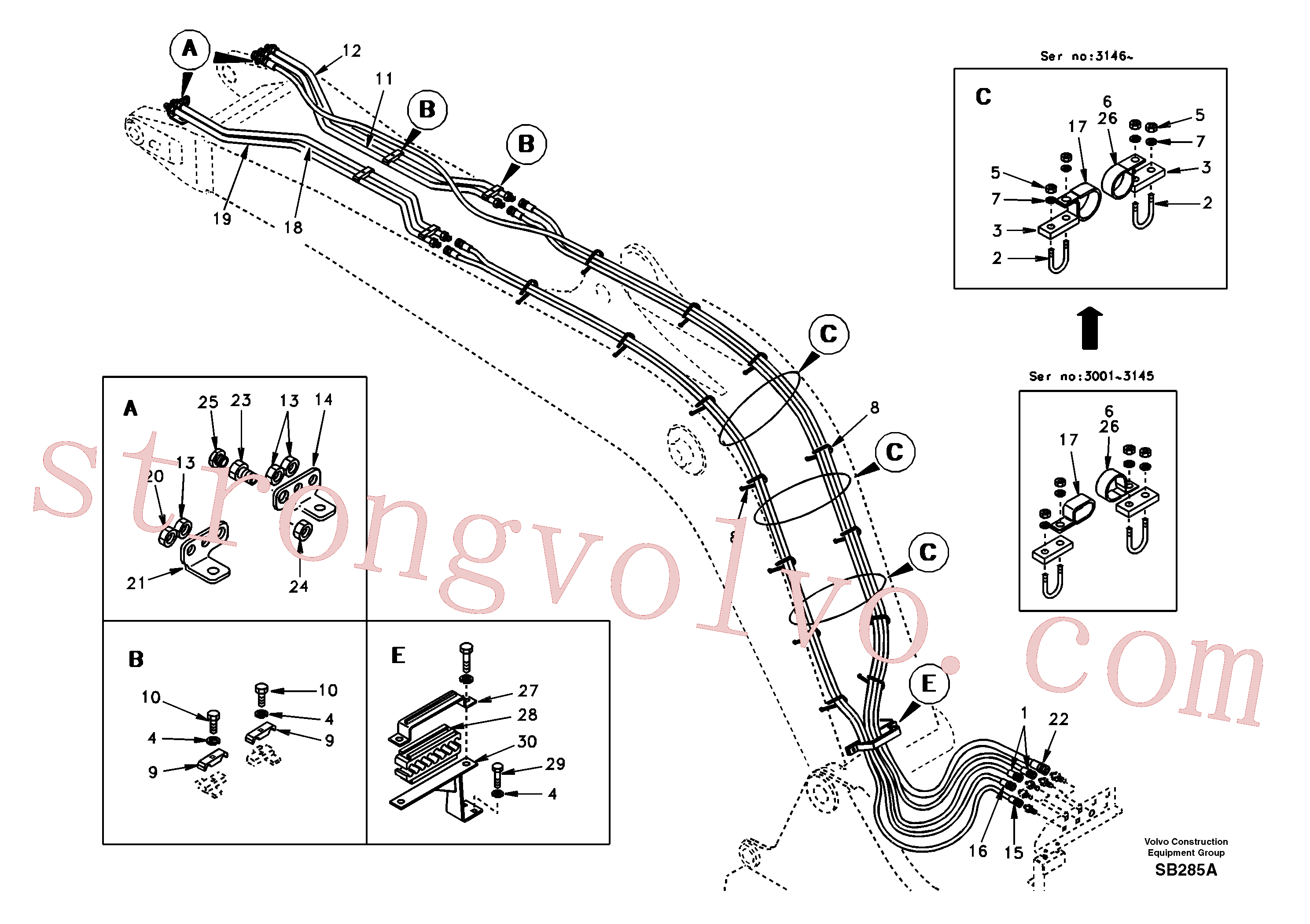 SA9466-04351 Volvo(SB285A Montagem)