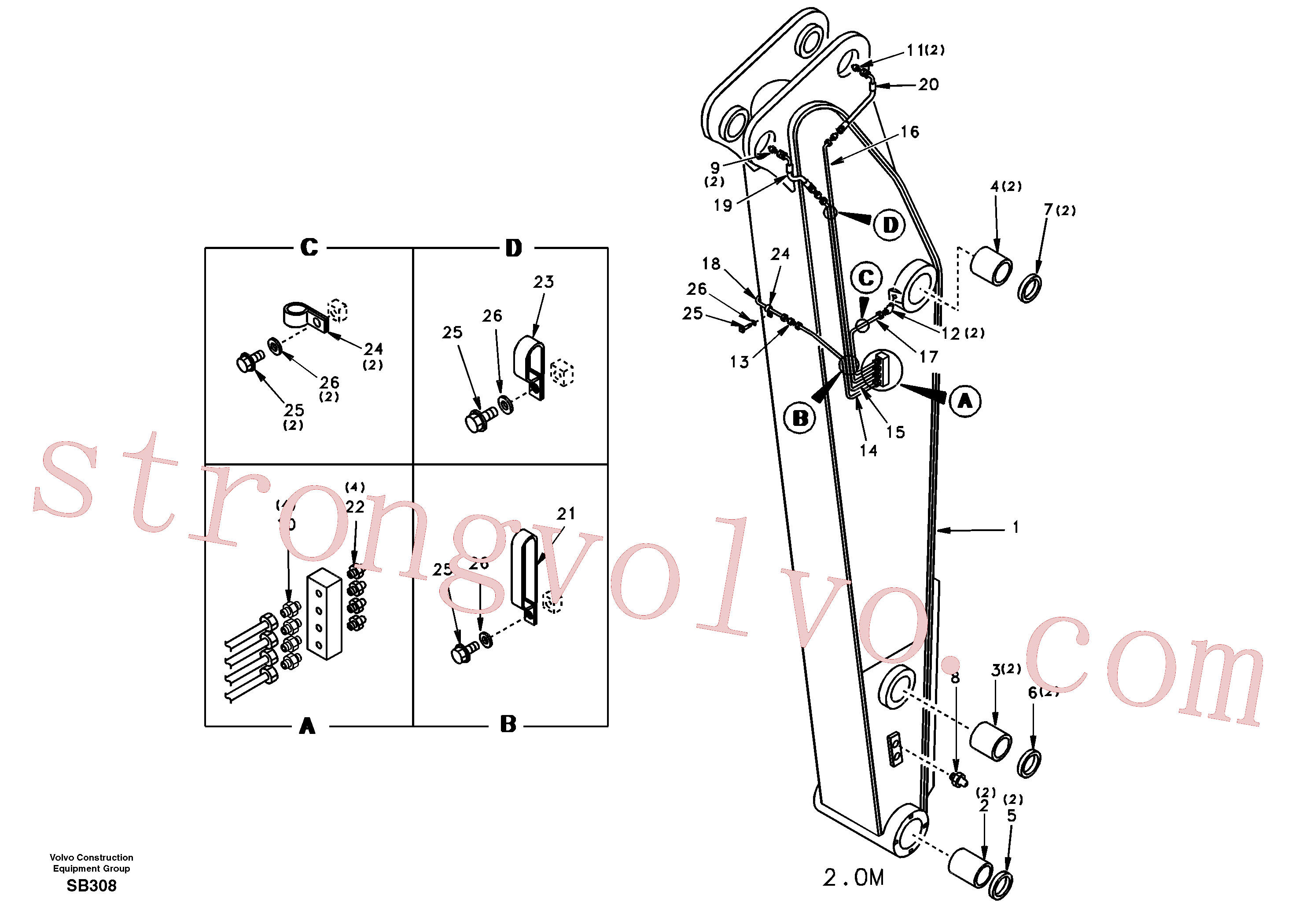 SA9482-02404 Volvo(SB308 Montagem)