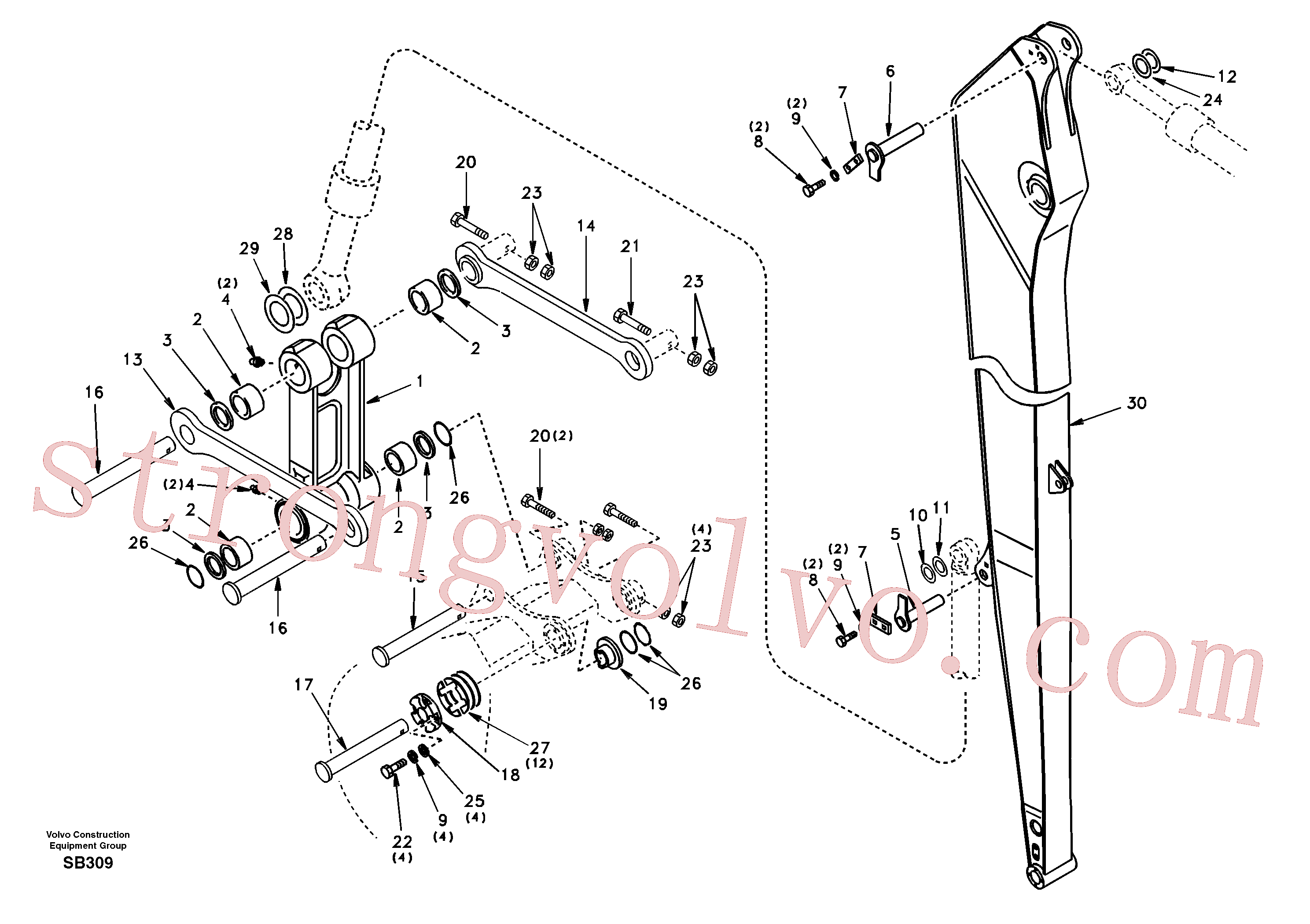 SA9011-21622 Volvo(SB309 Montagem)