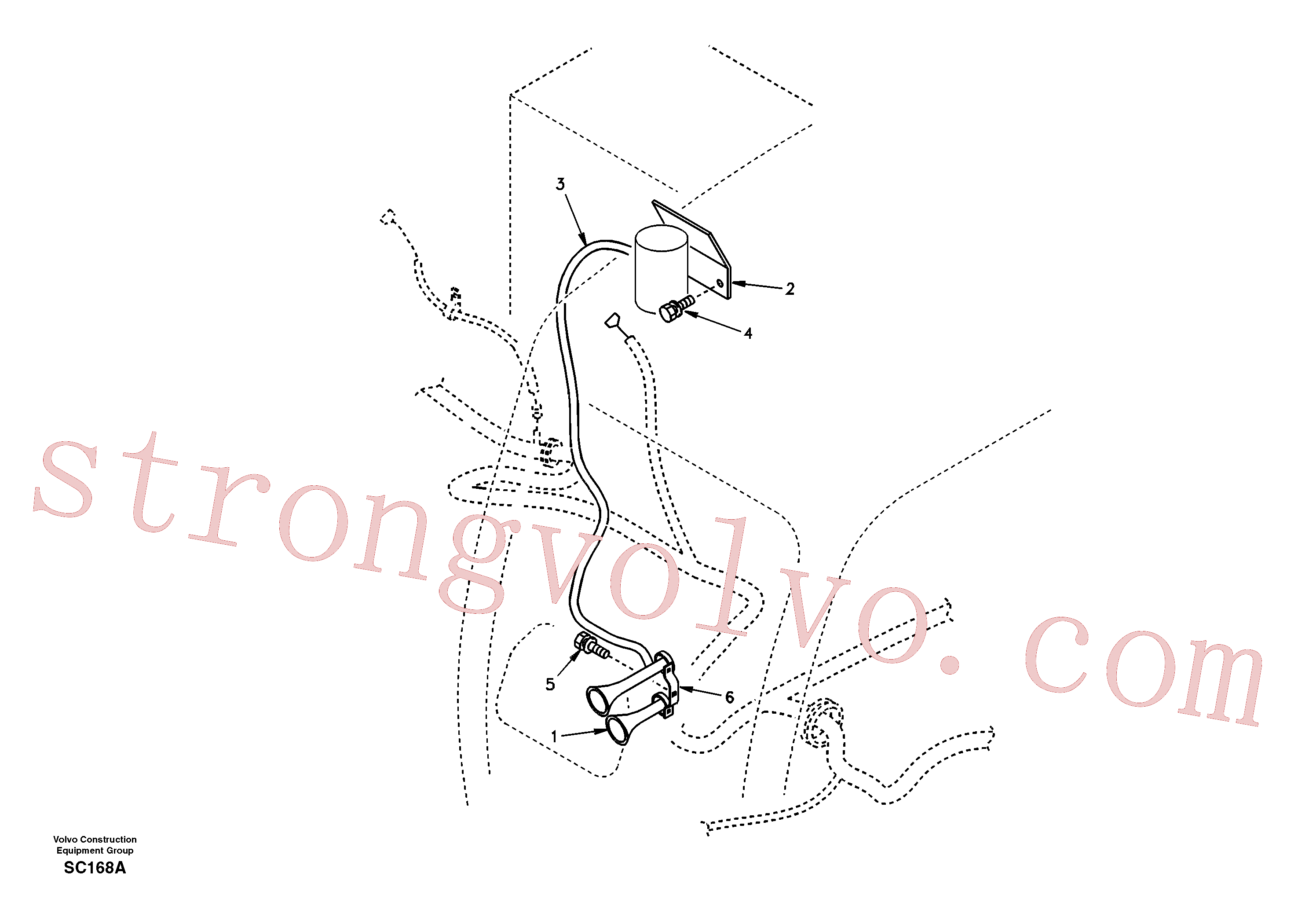 SA9041-11003 Volvo Buzina(SC168A Montagem)