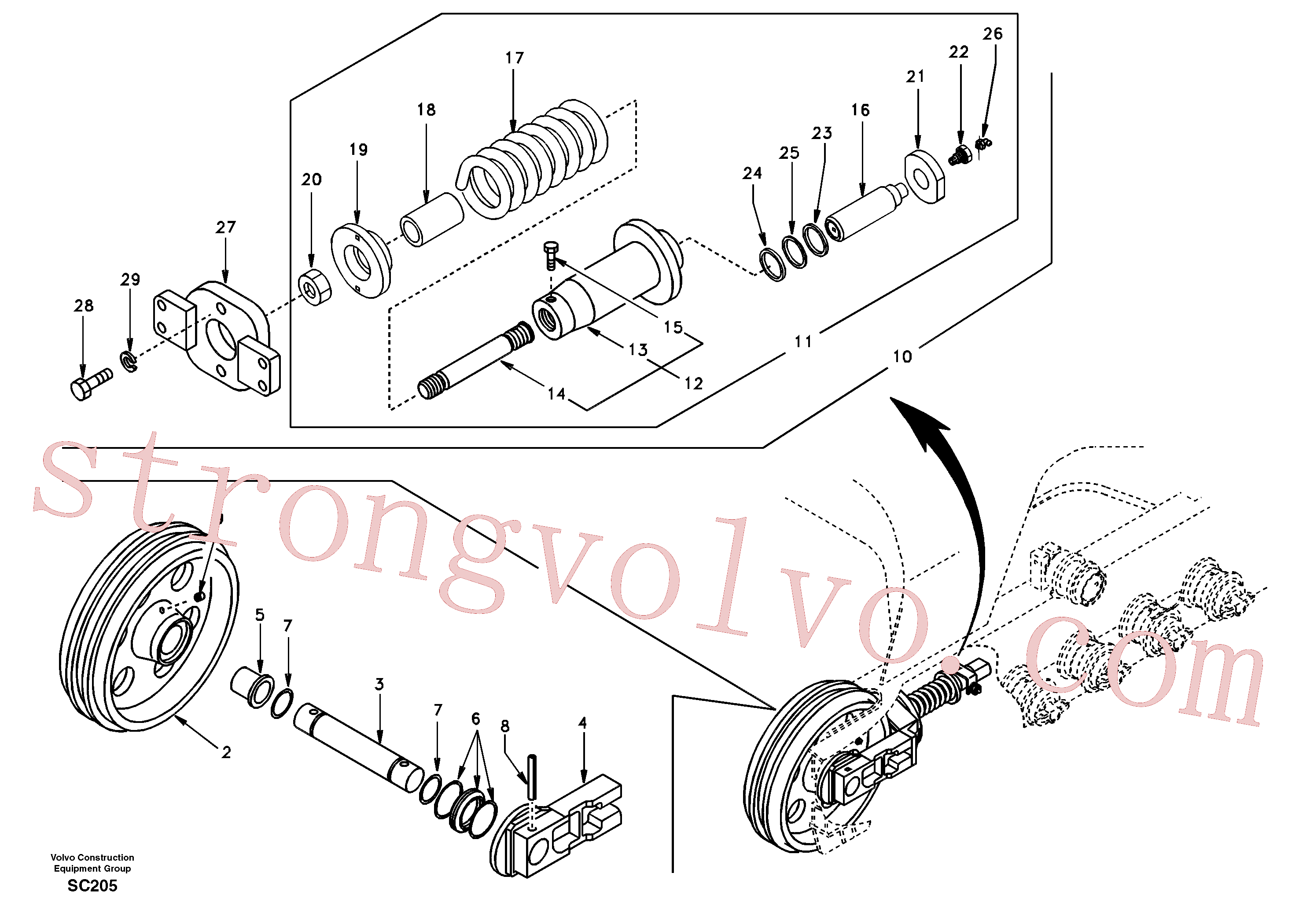 VOE992954 Volvo(SC205 Montagem)