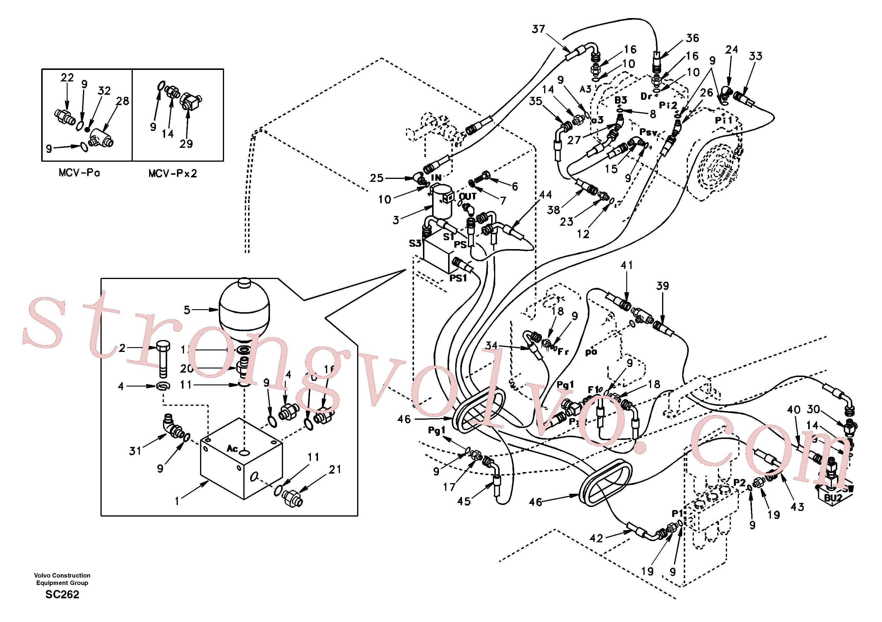SA9453-02310 Volvo(SC262 Montagem)
